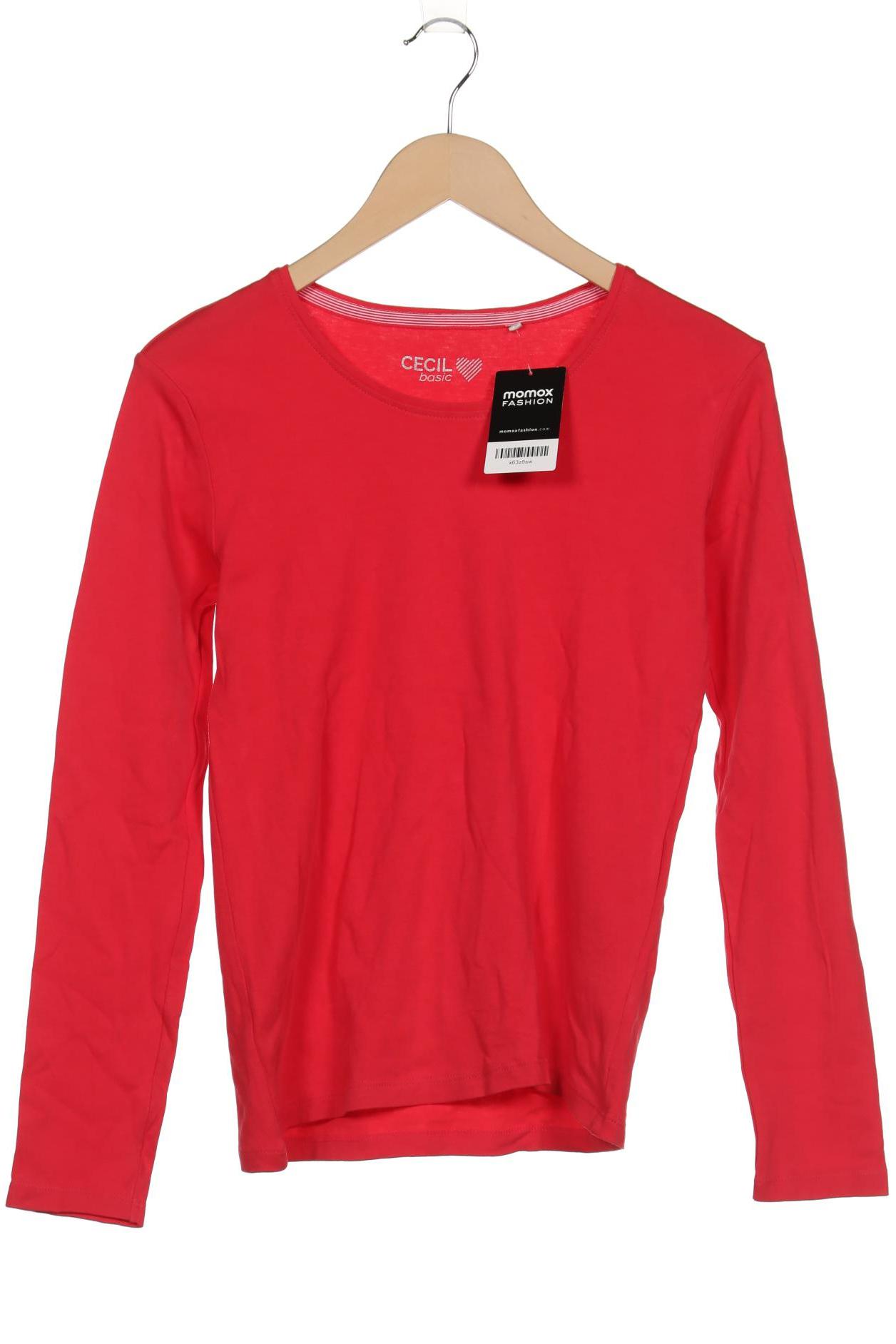 

Cecil Damen Langarmshirt, rot, Gr. 36