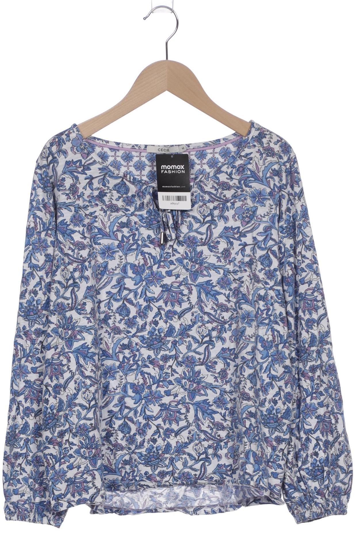 

Cecil Damen Langarmshirt, blau, Gr. 38