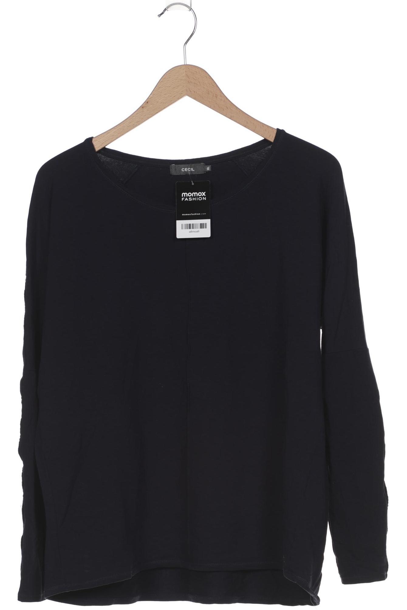 

Cecil Damen Langarmshirt, marineblau, Gr. 44