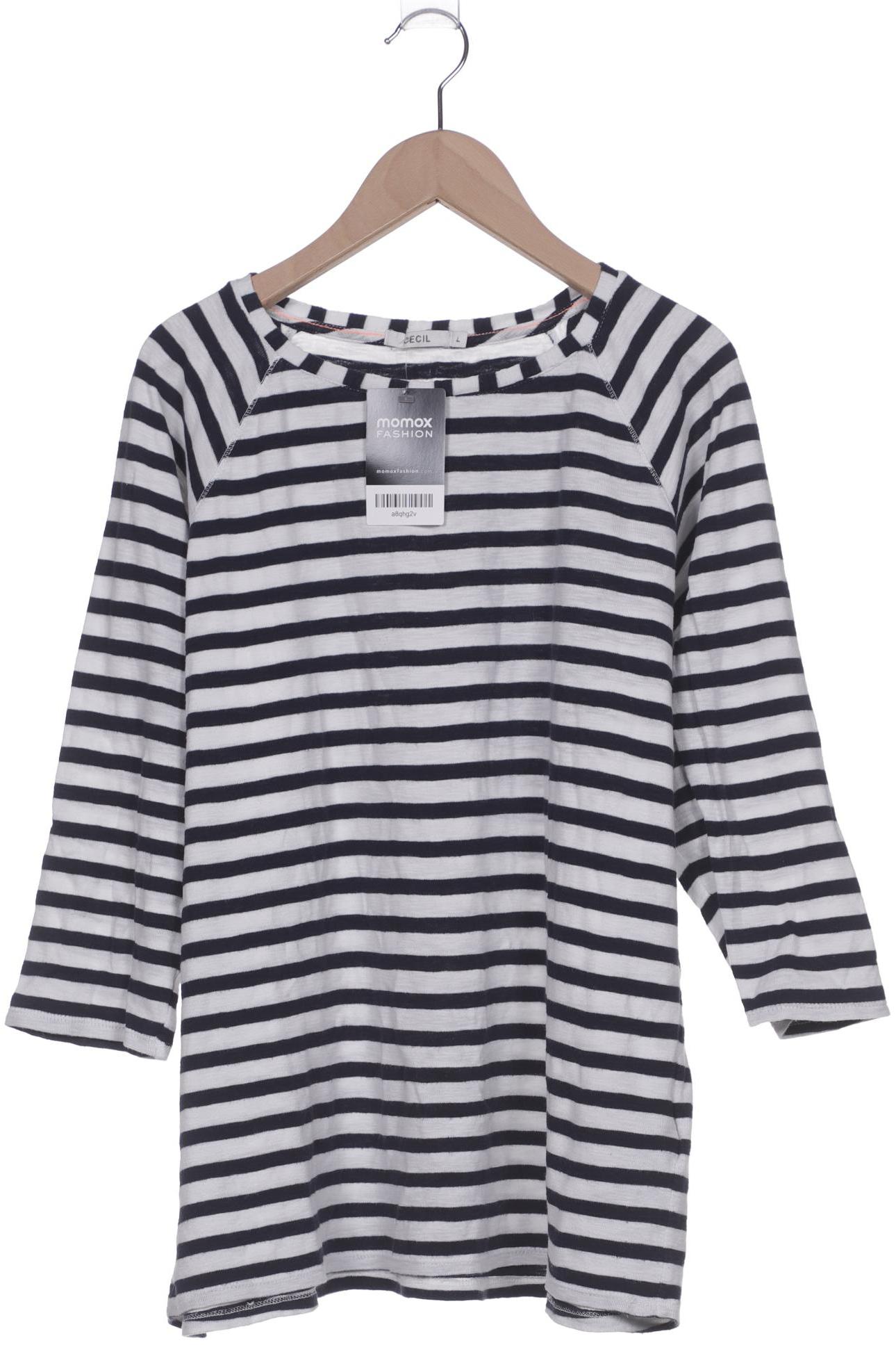 

Cecil Damen Langarmshirt, marineblau, Gr. 42