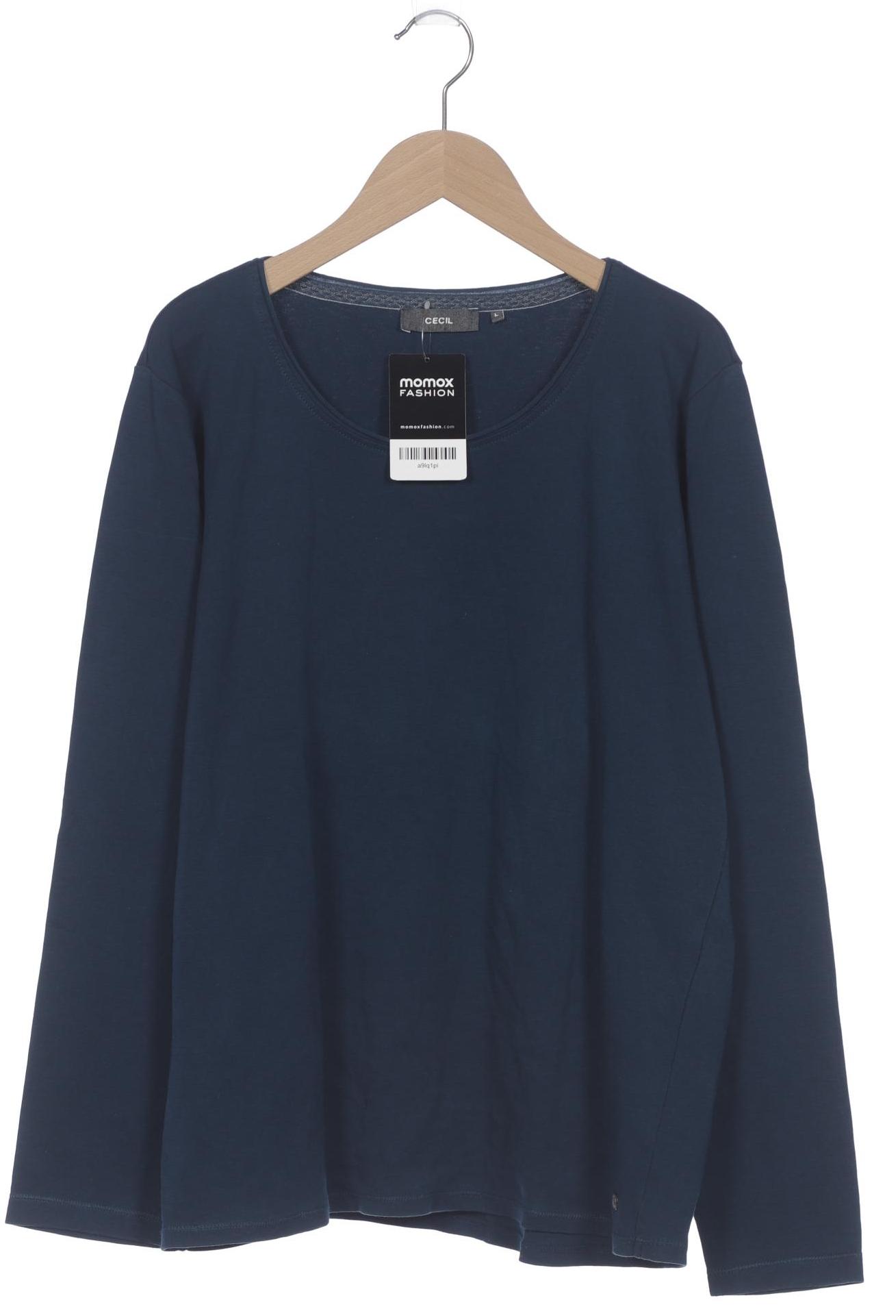 

Cecil Damen Langarmshirt, blau, Gr. 42