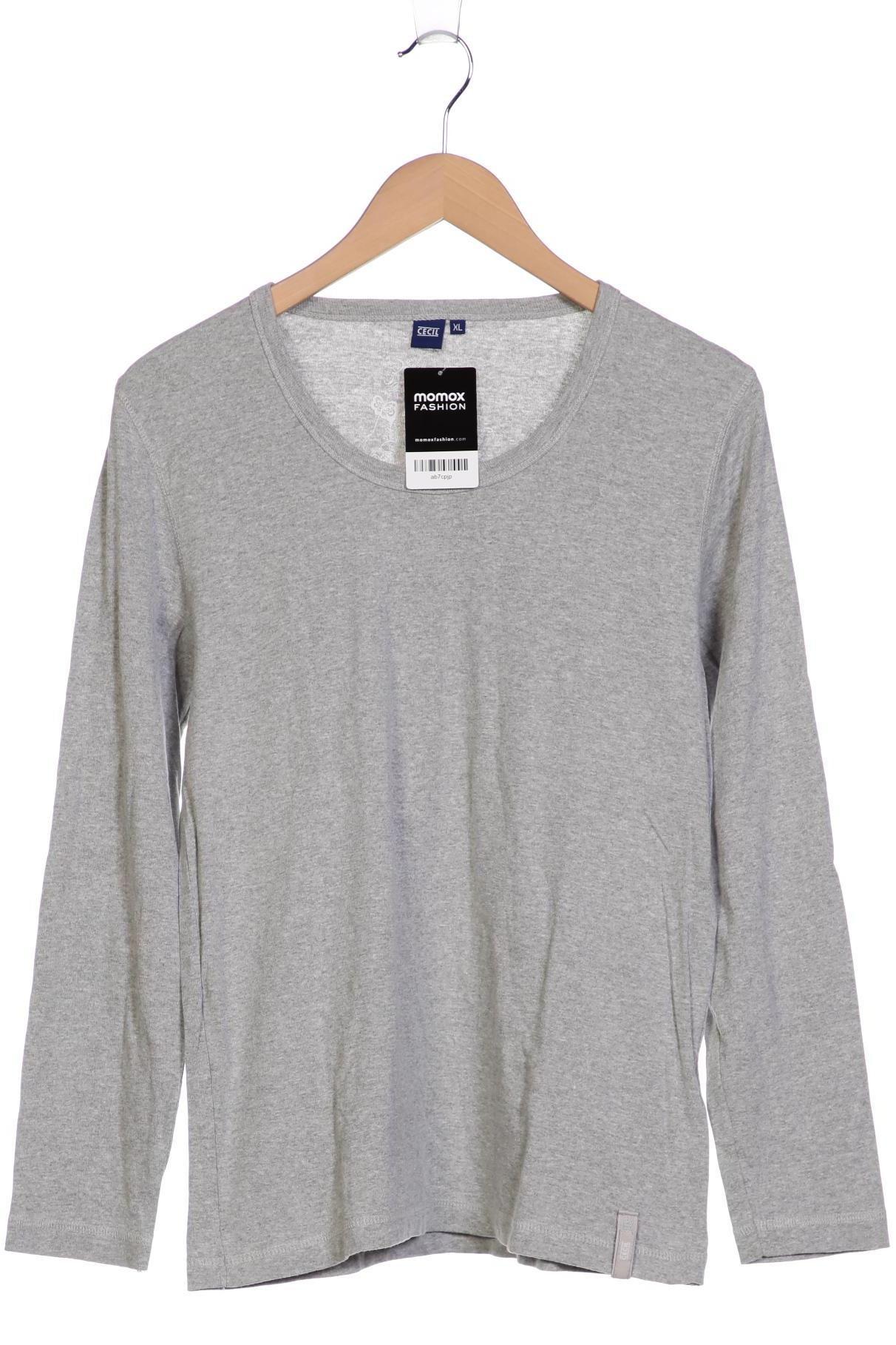 

Cecil Damen Langarmshirt, grau, Gr. 44