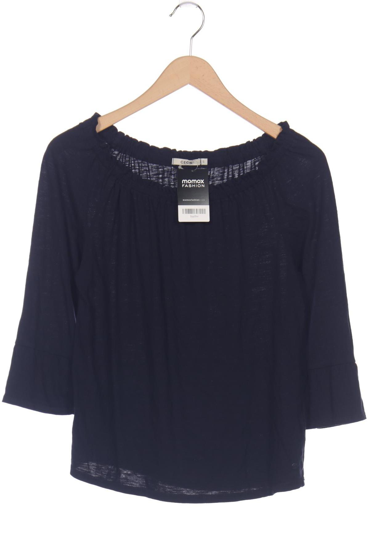 

Cecil Damen Langarmshirt, marineblau, Gr. 36