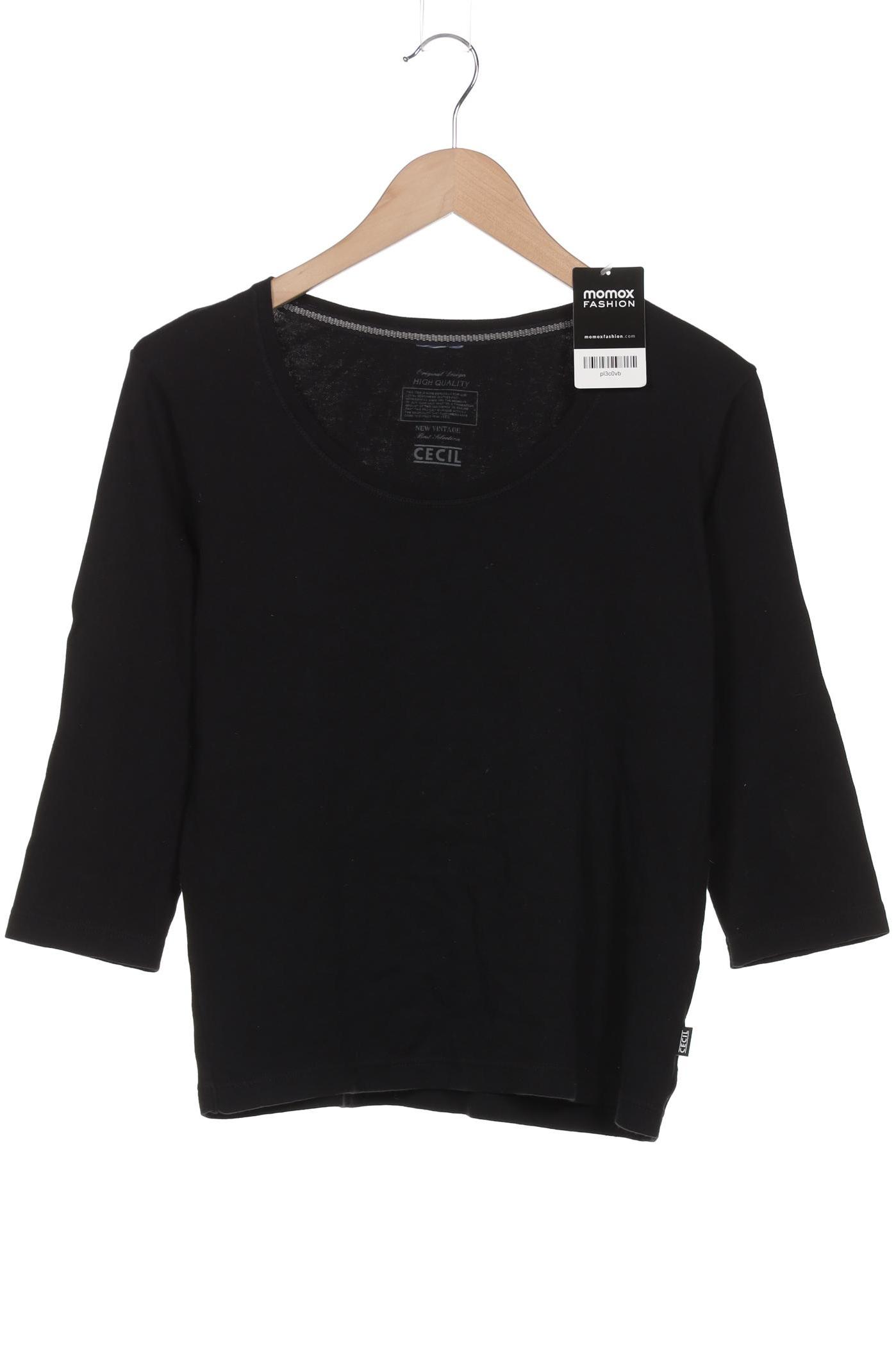 

Cecil Damen Langarmshirt, schwarz, Gr. 42
