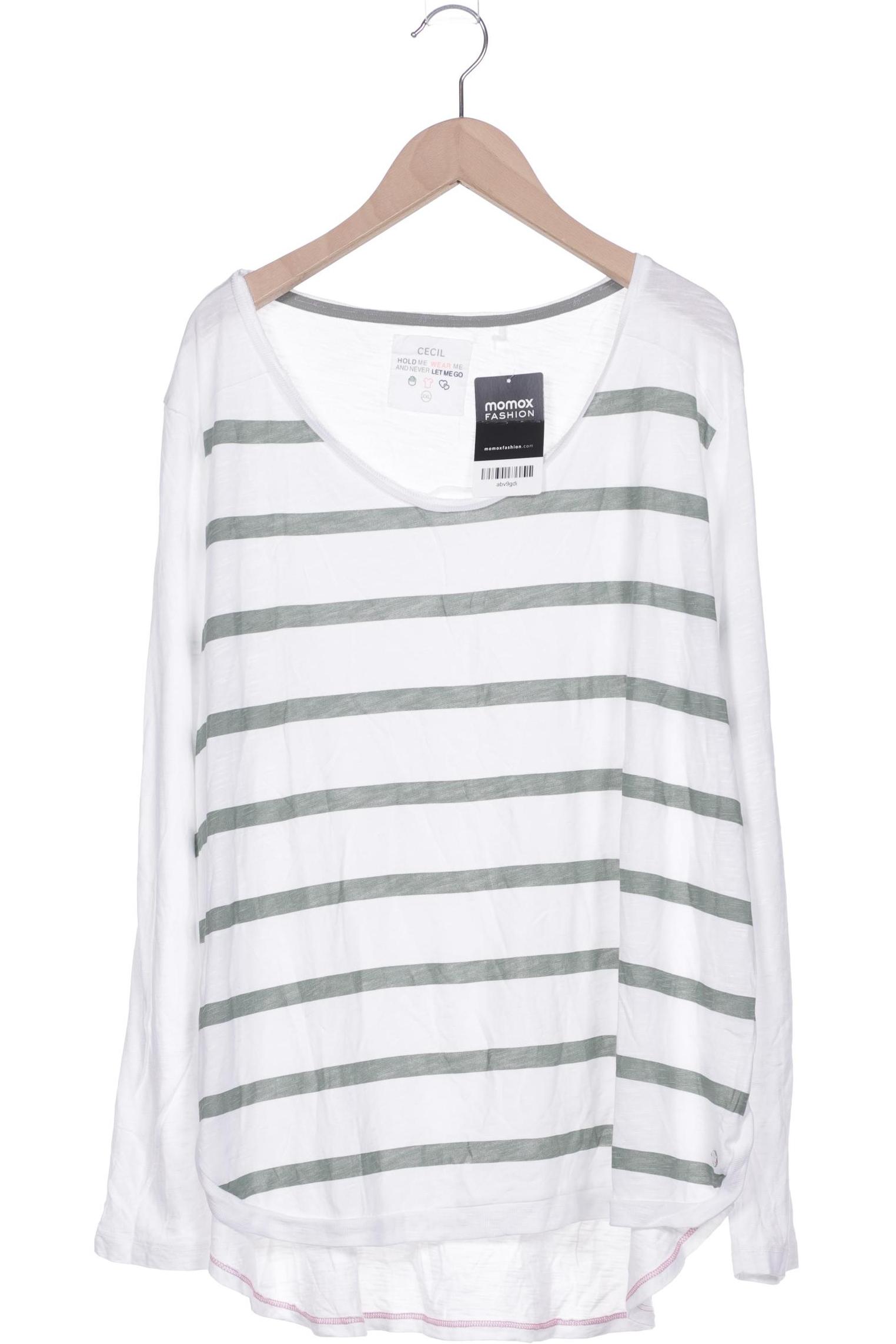 

CECIL Damen Langarmshirt, weiß