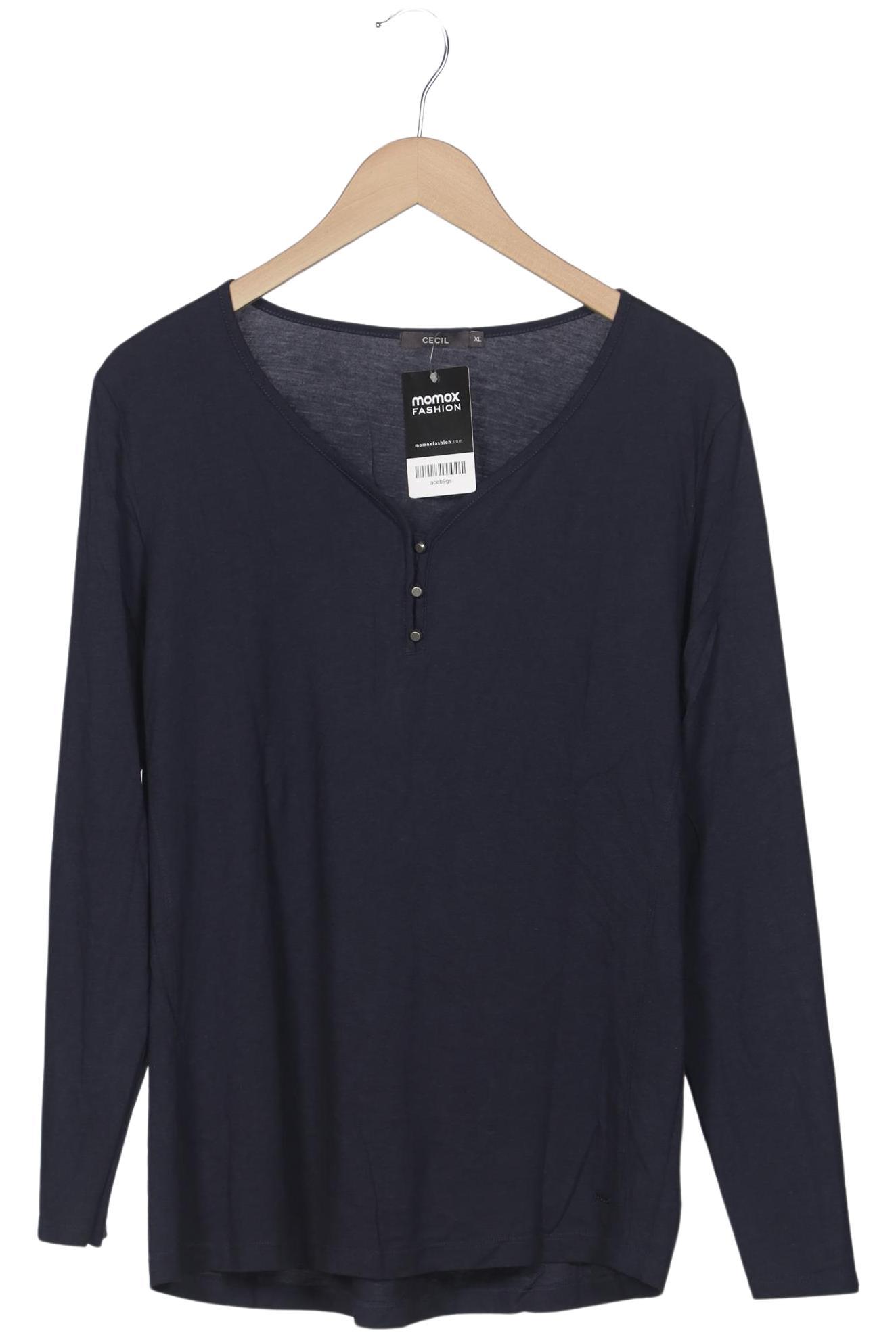 

Cecil Damen Langarmshirt, marineblau, Gr. 44