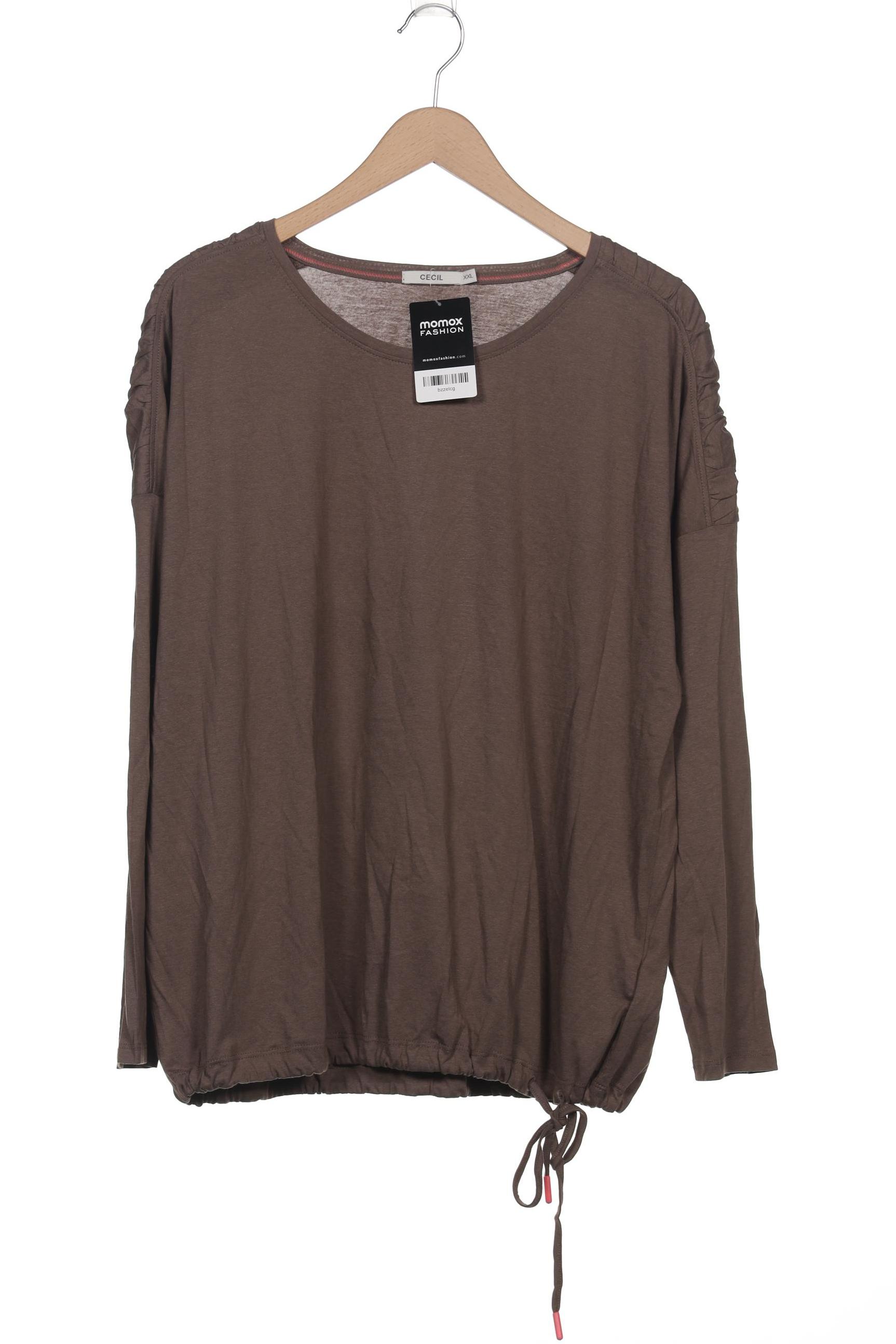 

Cecil Damen Langarmshirt, braun, Gr. 46