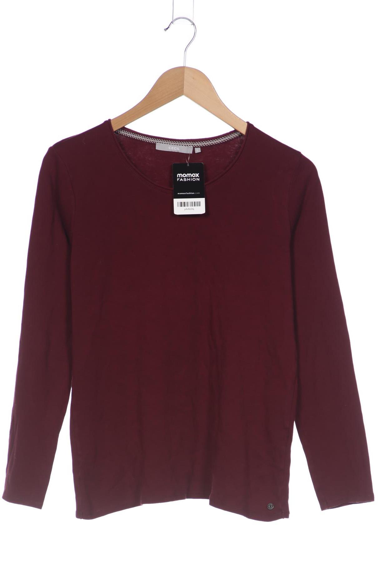 

Cecil Damen Langarmshirt, bordeaux, Gr. 42