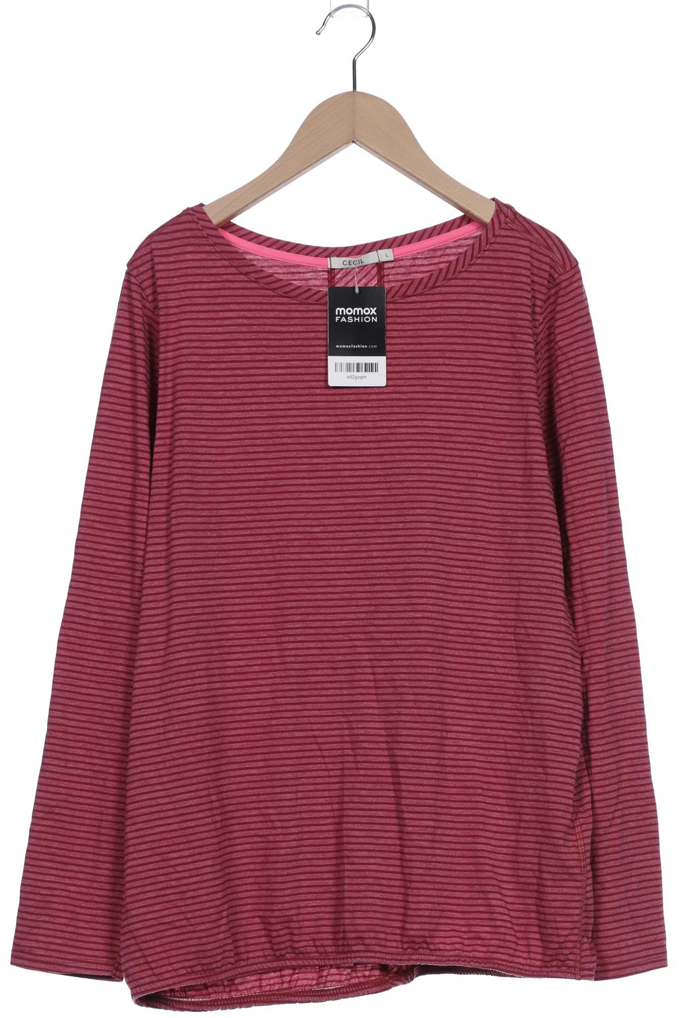 

Cecil Damen Langarmshirt, pink, Gr. 42