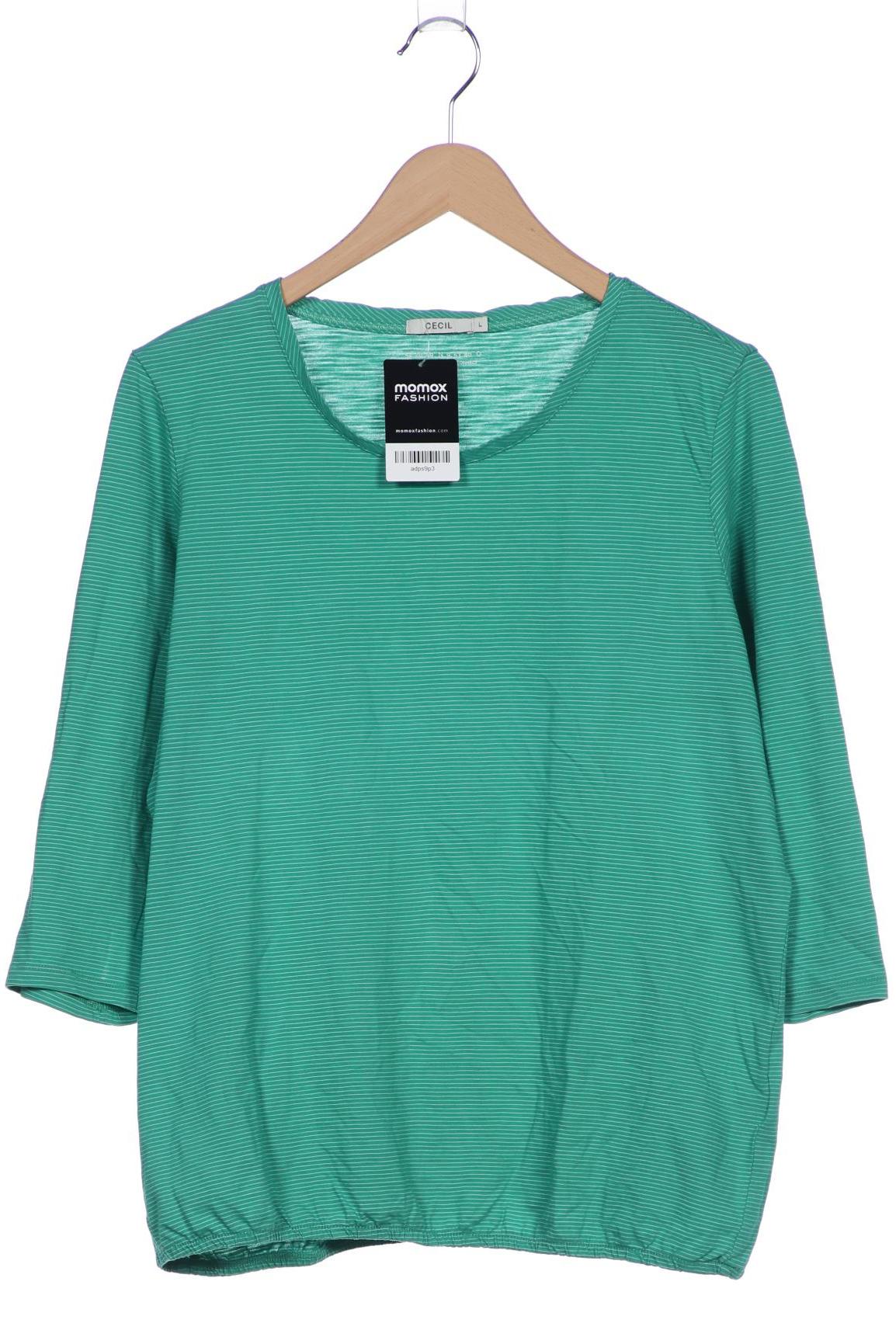 

Cecil Damen Langarmshirt, grün, Gr. 42