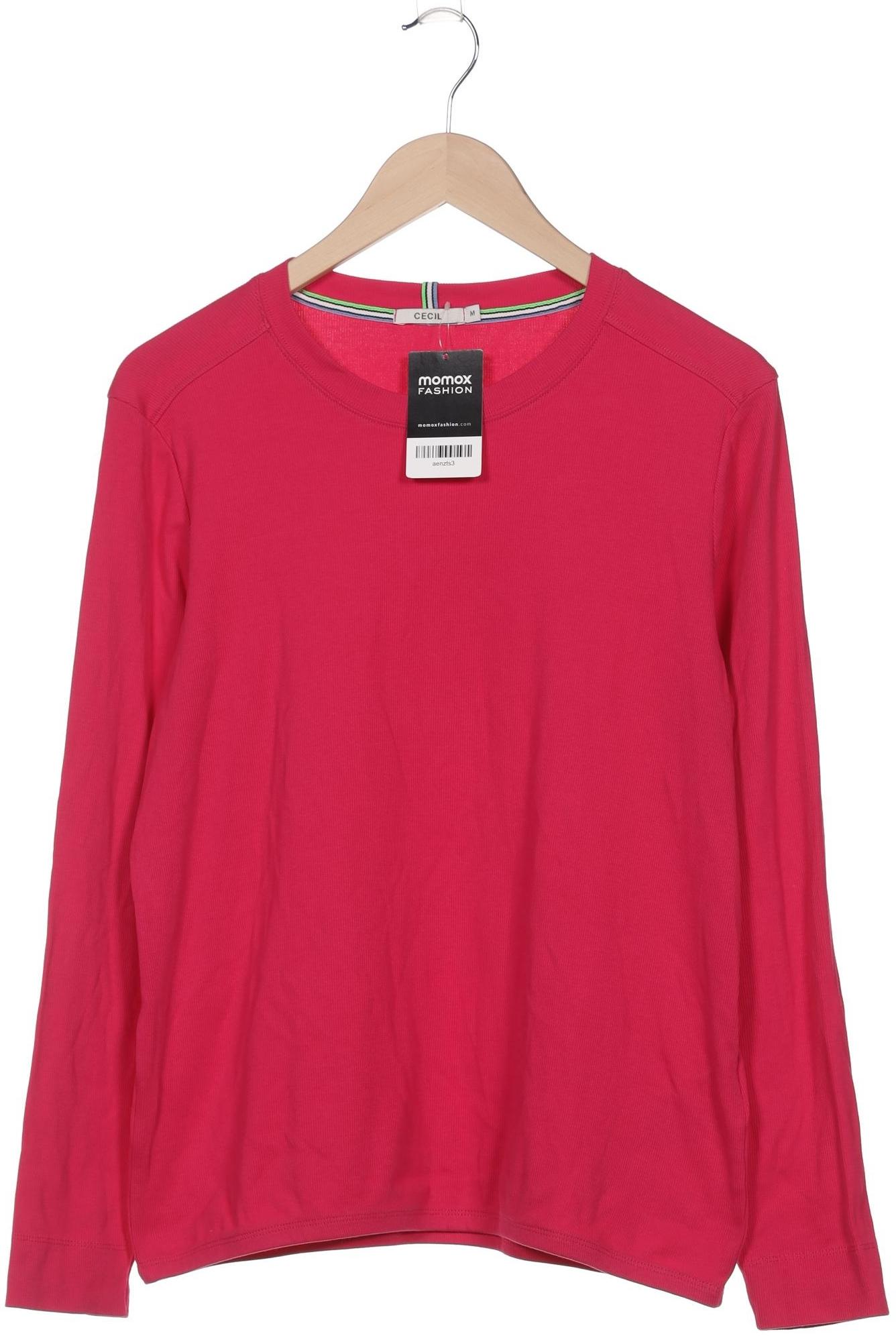

Cecil Damen Langarmshirt, pink, Gr. 38