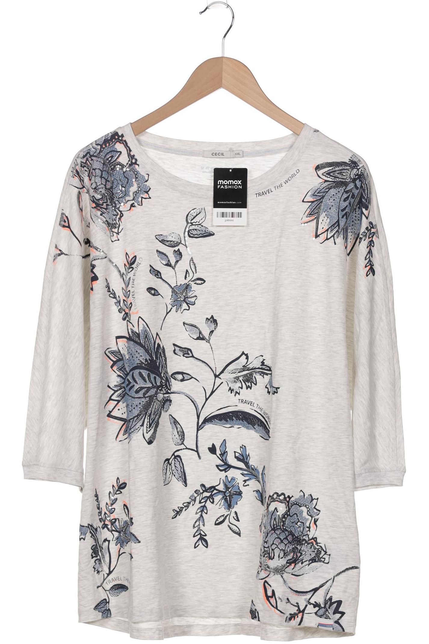 

Cecil Damen Langarmshirt, weiß, Gr. 46