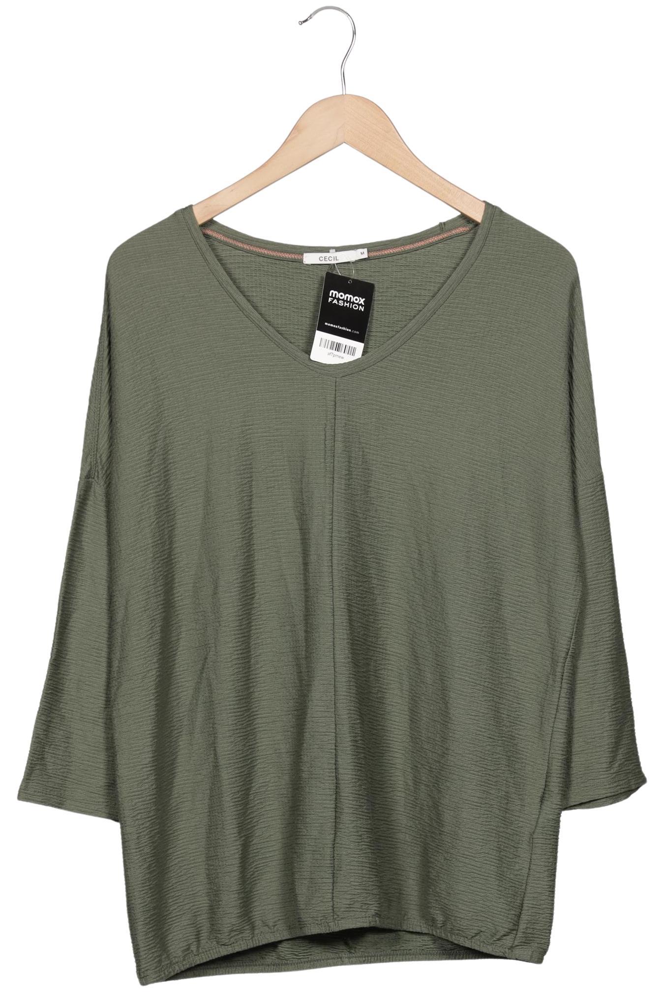 

Cecil Damen Langarmshirt, grün, Gr. 38