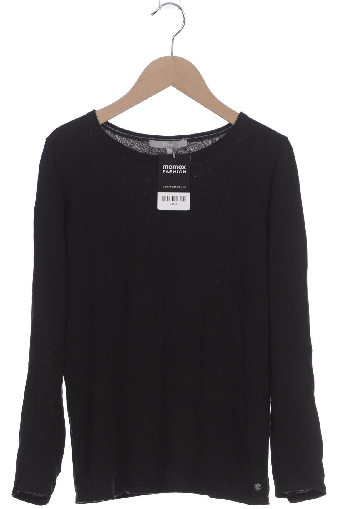 

Cecil Damen Langarmshirt, schwarz, Gr. 34