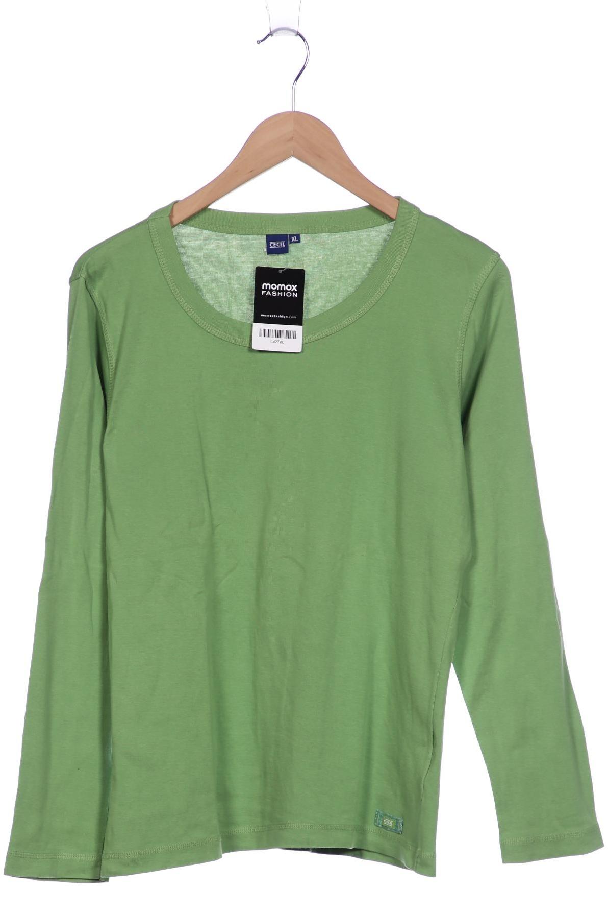 

Cecil Damen Langarmshirt, grün, Gr. 44