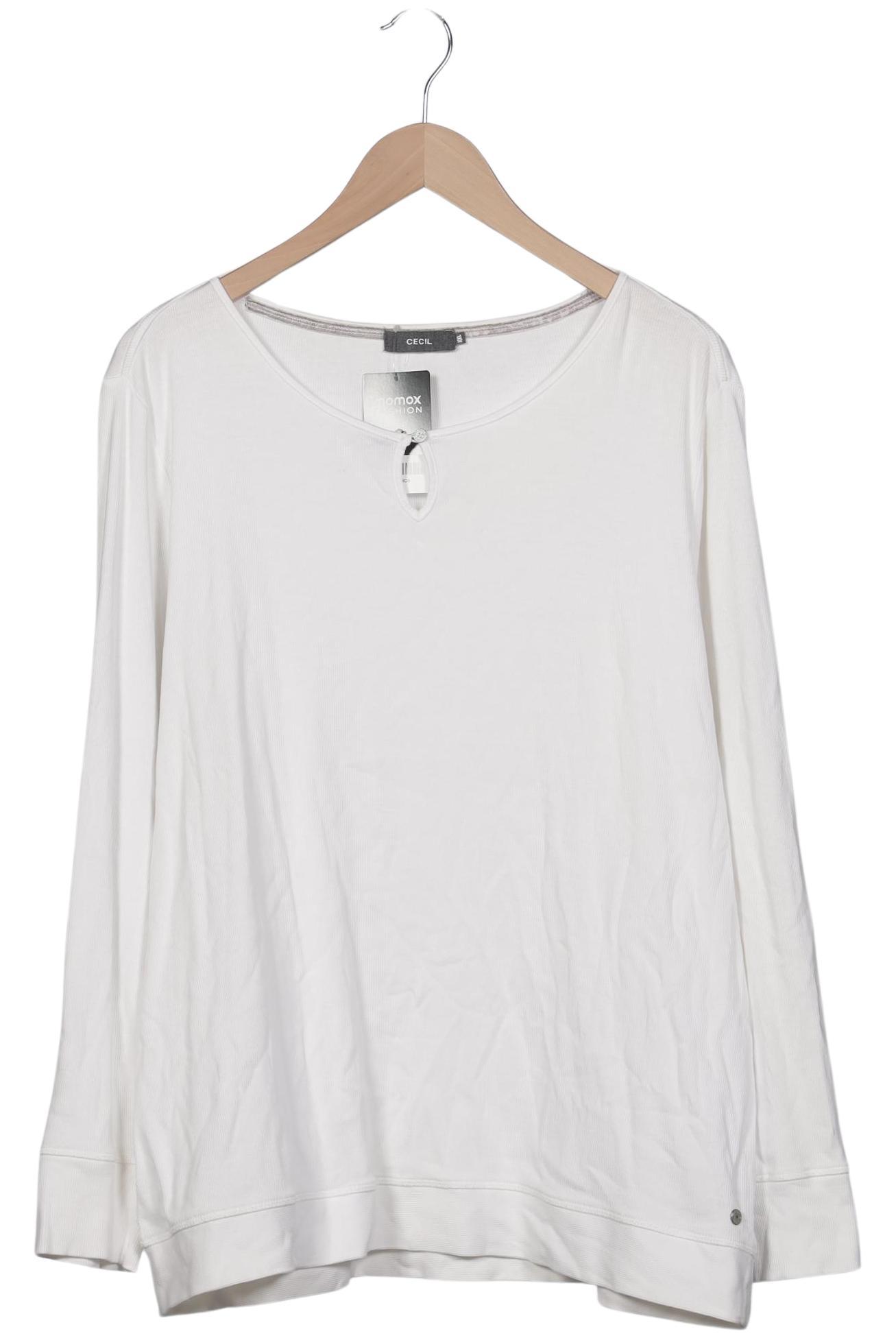 

Cecil Damen Langarmshirt, weiß, Gr. 46