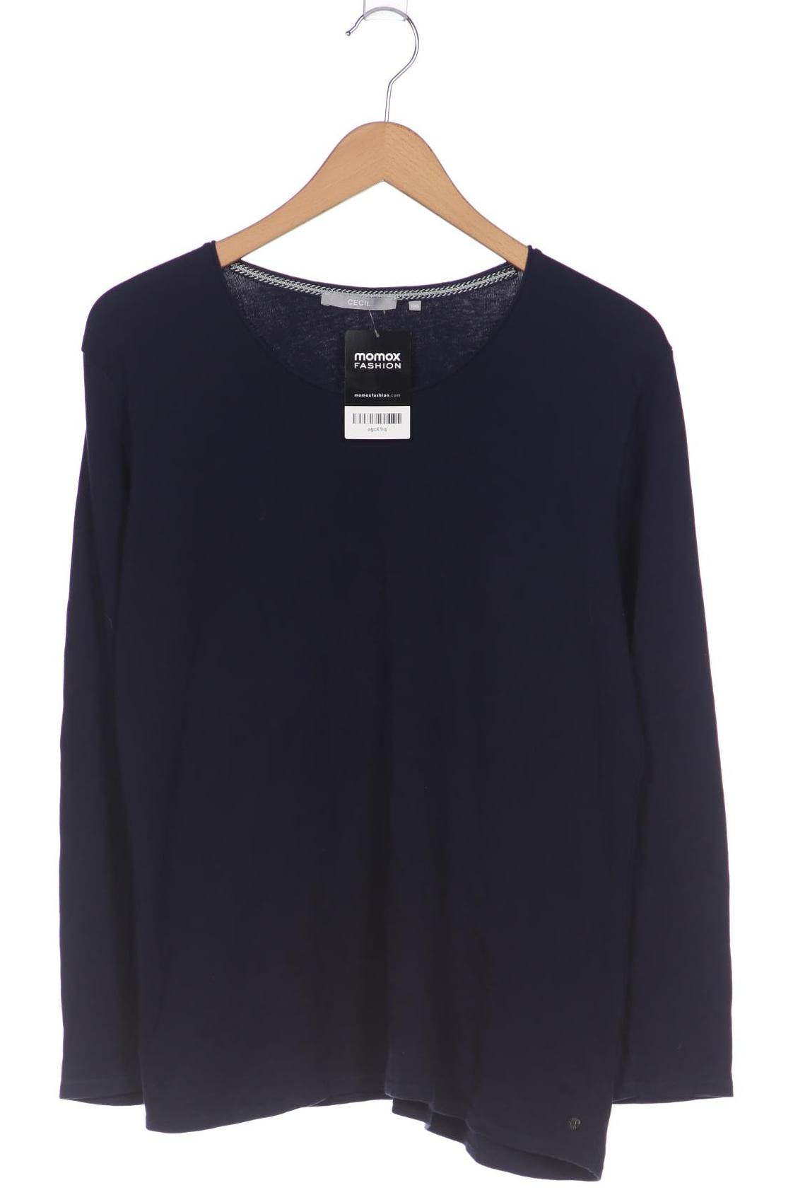 

Cecil Damen Langarmshirt, marineblau, Gr. 46