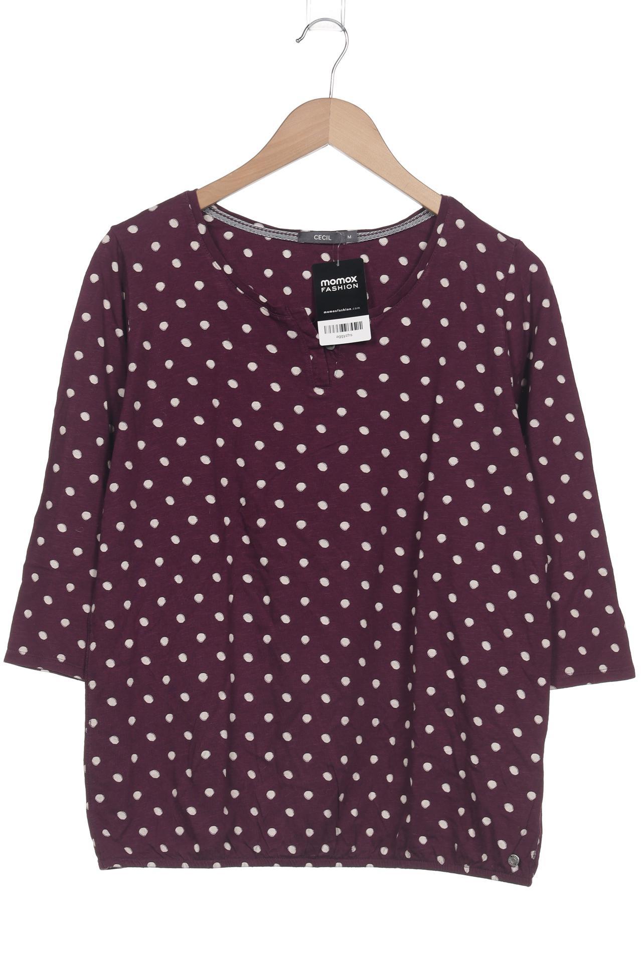

Cecil Damen Langarmshirt, bordeaux, Gr. 38
