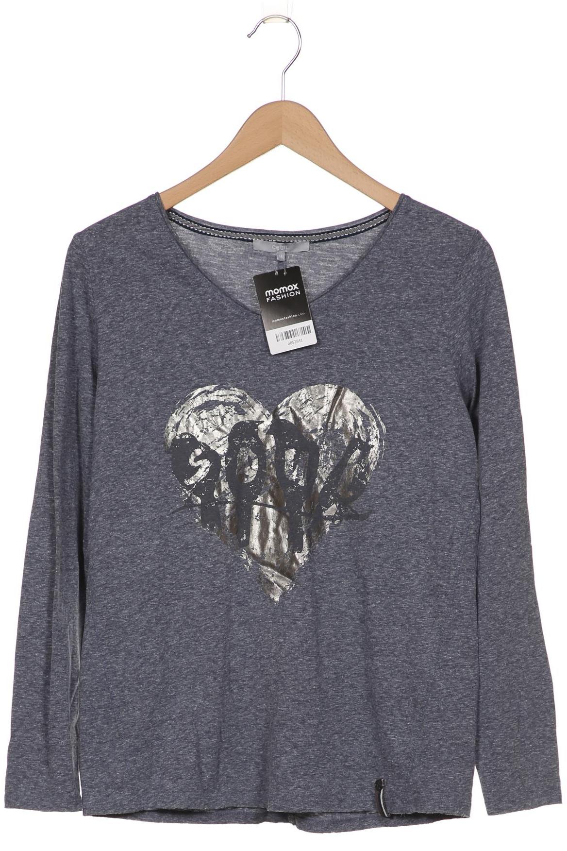 

Cecil Damen Langarmshirt, marineblau, Gr. 38