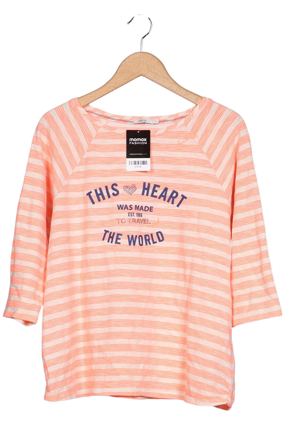 

Cecil Damen Langarmshirt, pink, Gr. 42