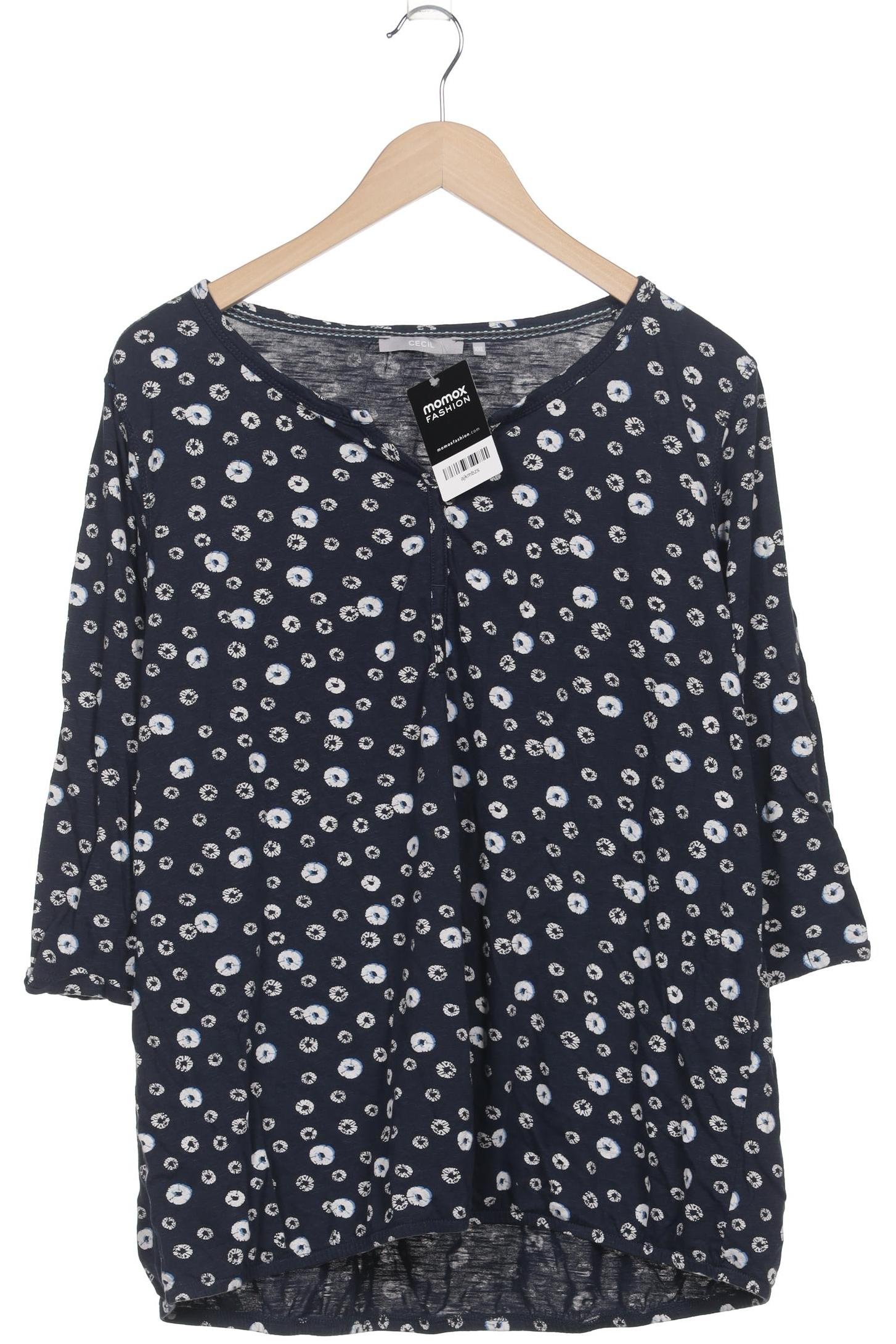 

Cecil Damen Langarmshirt, blau, Gr. 46