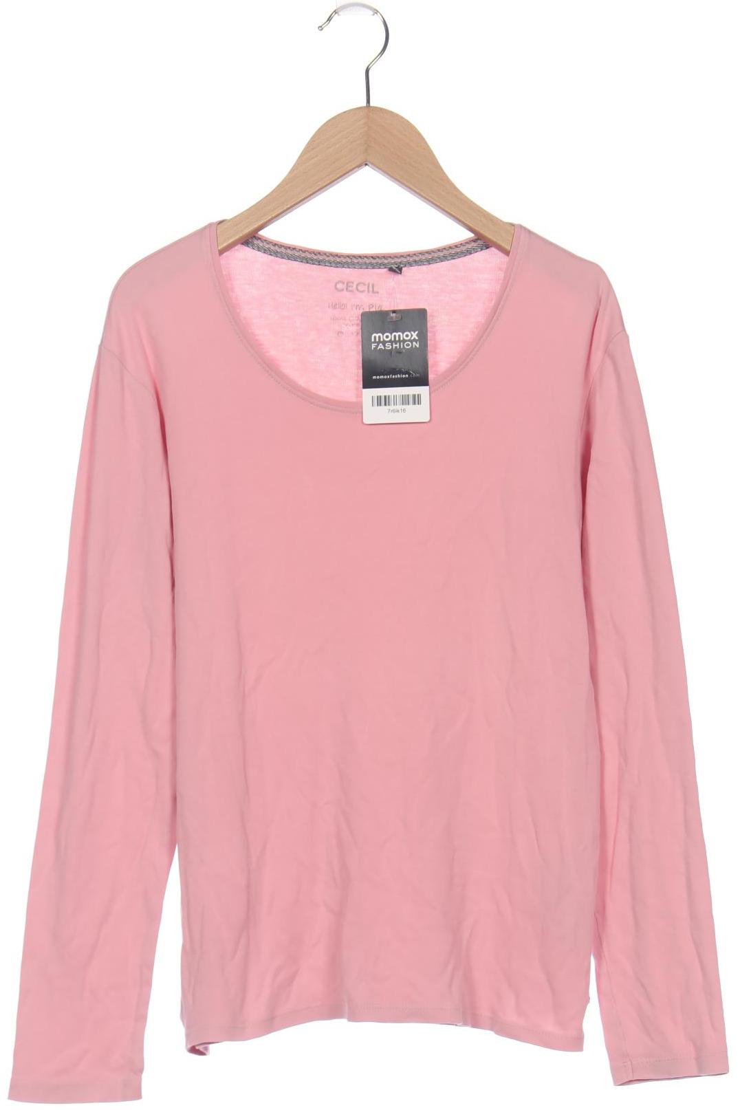

Cecil Damen Langarmshirt, pink, Gr. 38