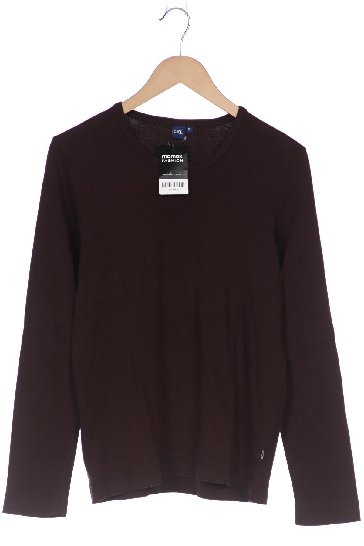 

Cecil Damen Langarmshirt, braun, Gr. 44