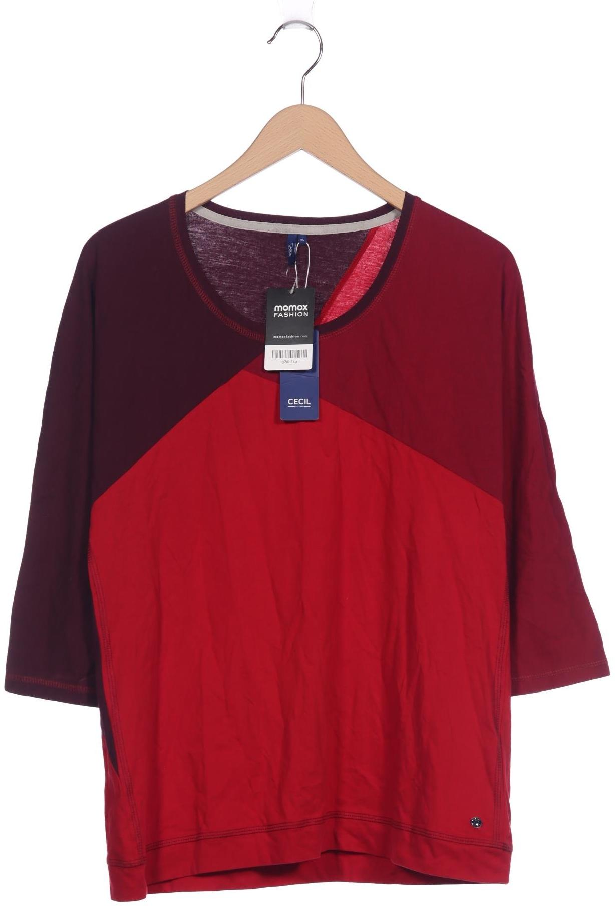 

Cecil Damen Langarmshirt, rot, Gr. 44