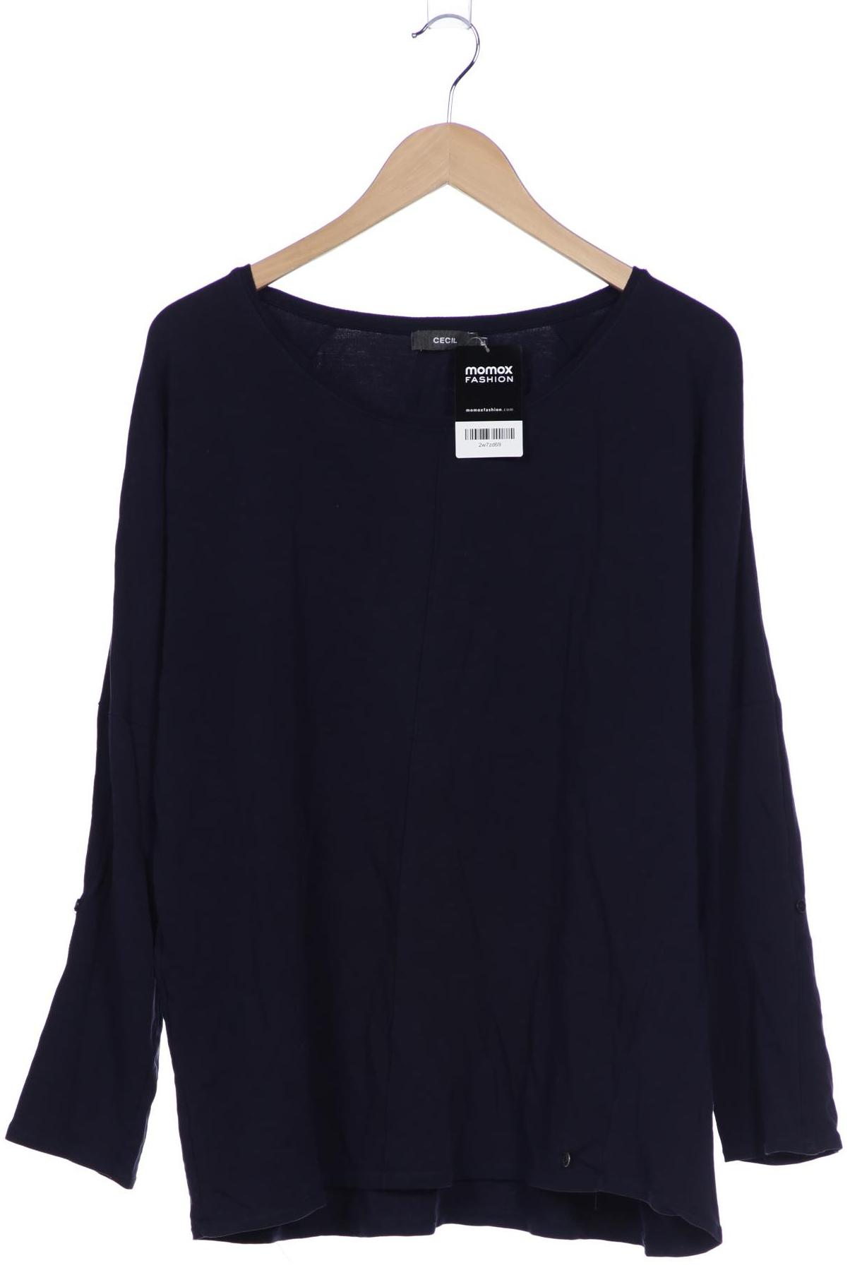 

Cecil Damen Langarmshirt, marineblau, Gr. 44