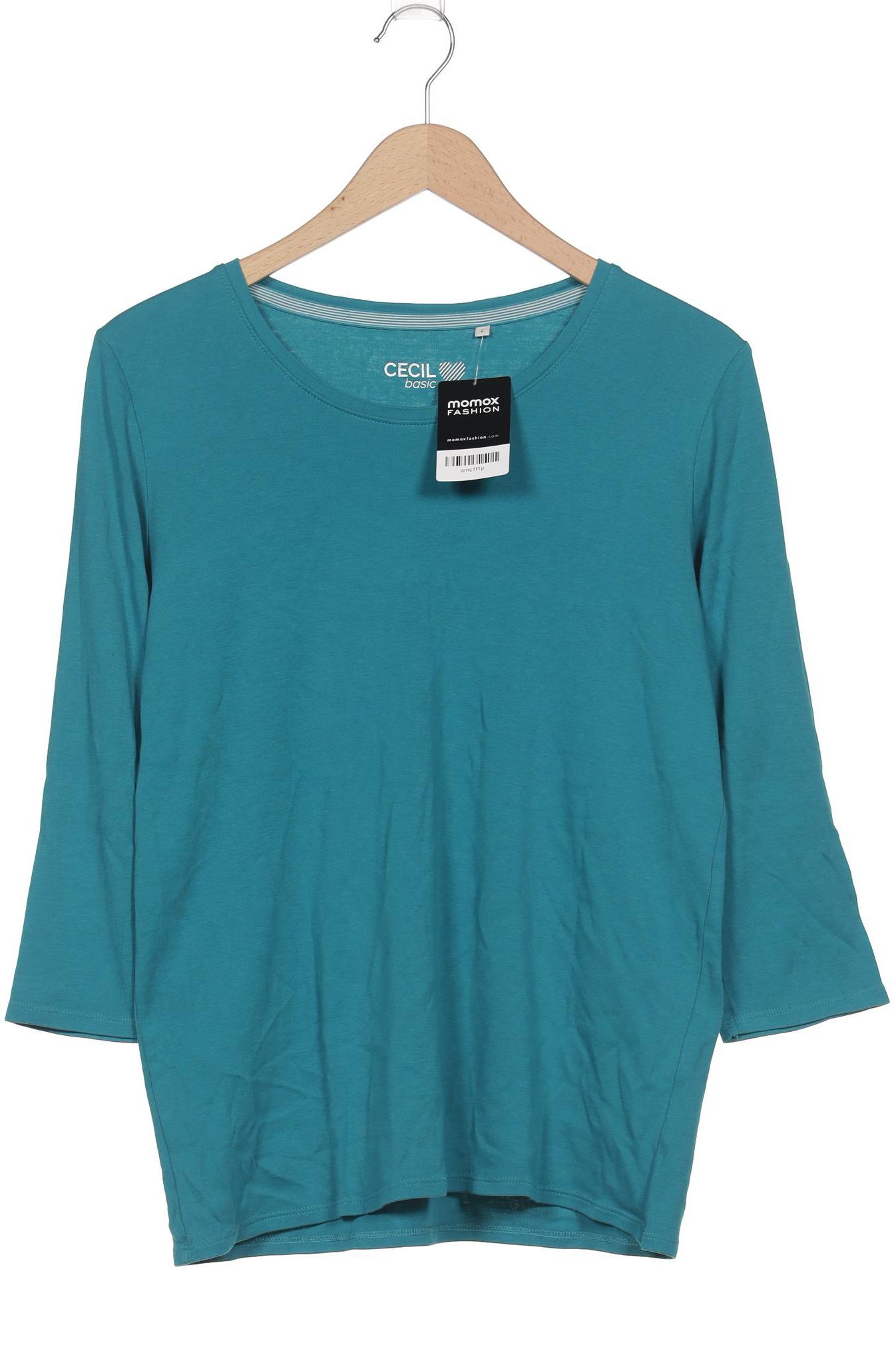 

Cecil Damen Langarmshirt, blau, Gr. 42