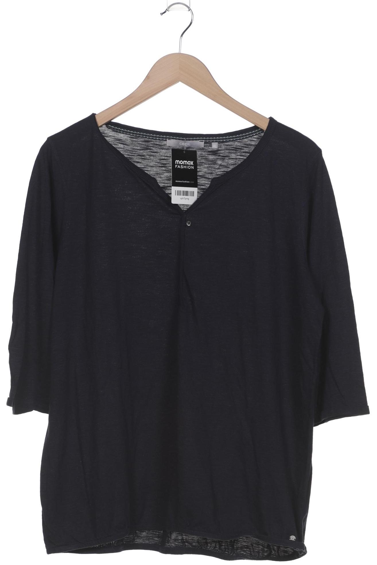 

Cecil Damen Langarmshirt, marineblau, Gr. 44