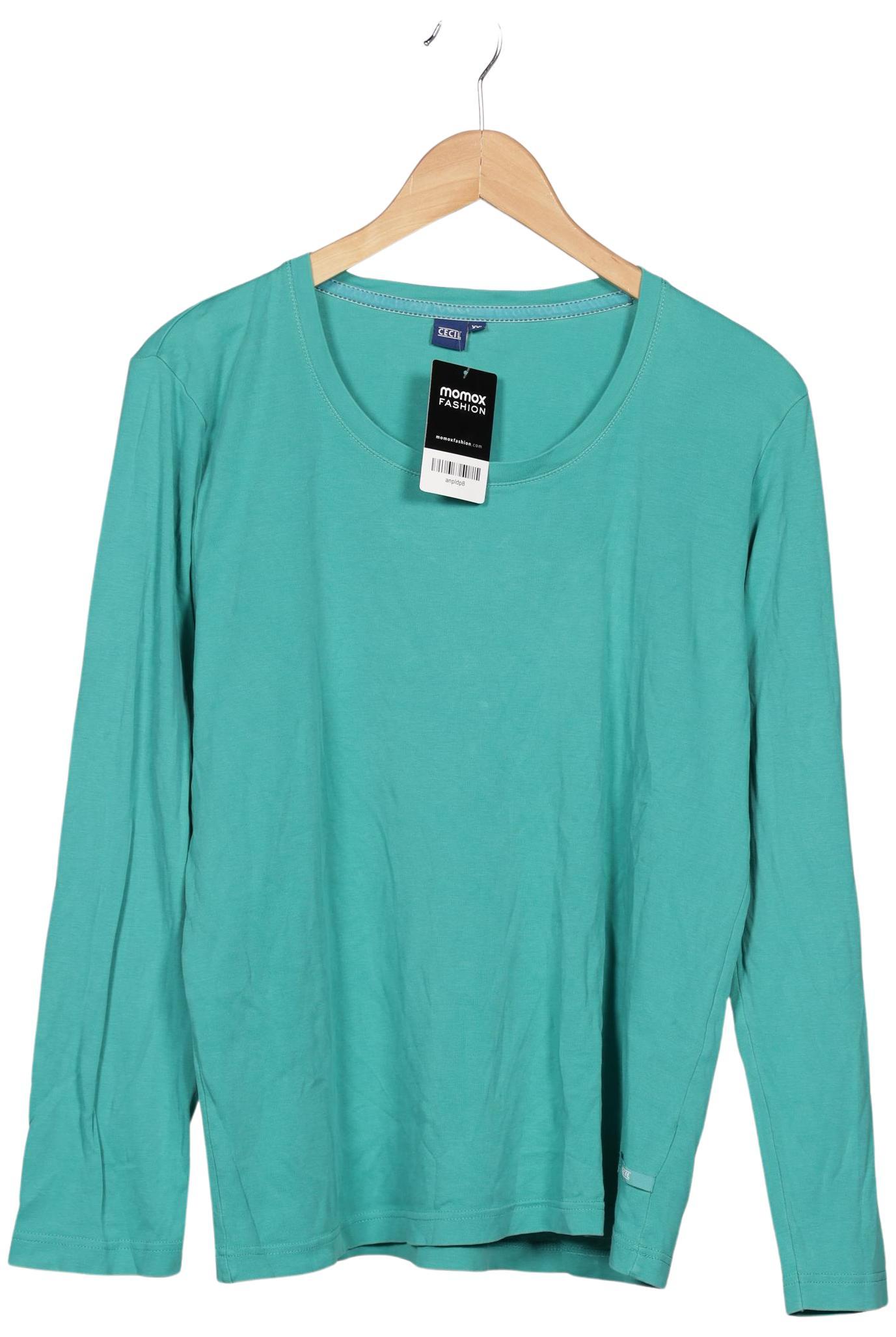 

Cecil Damen Langarmshirt, türkis, Gr. 46