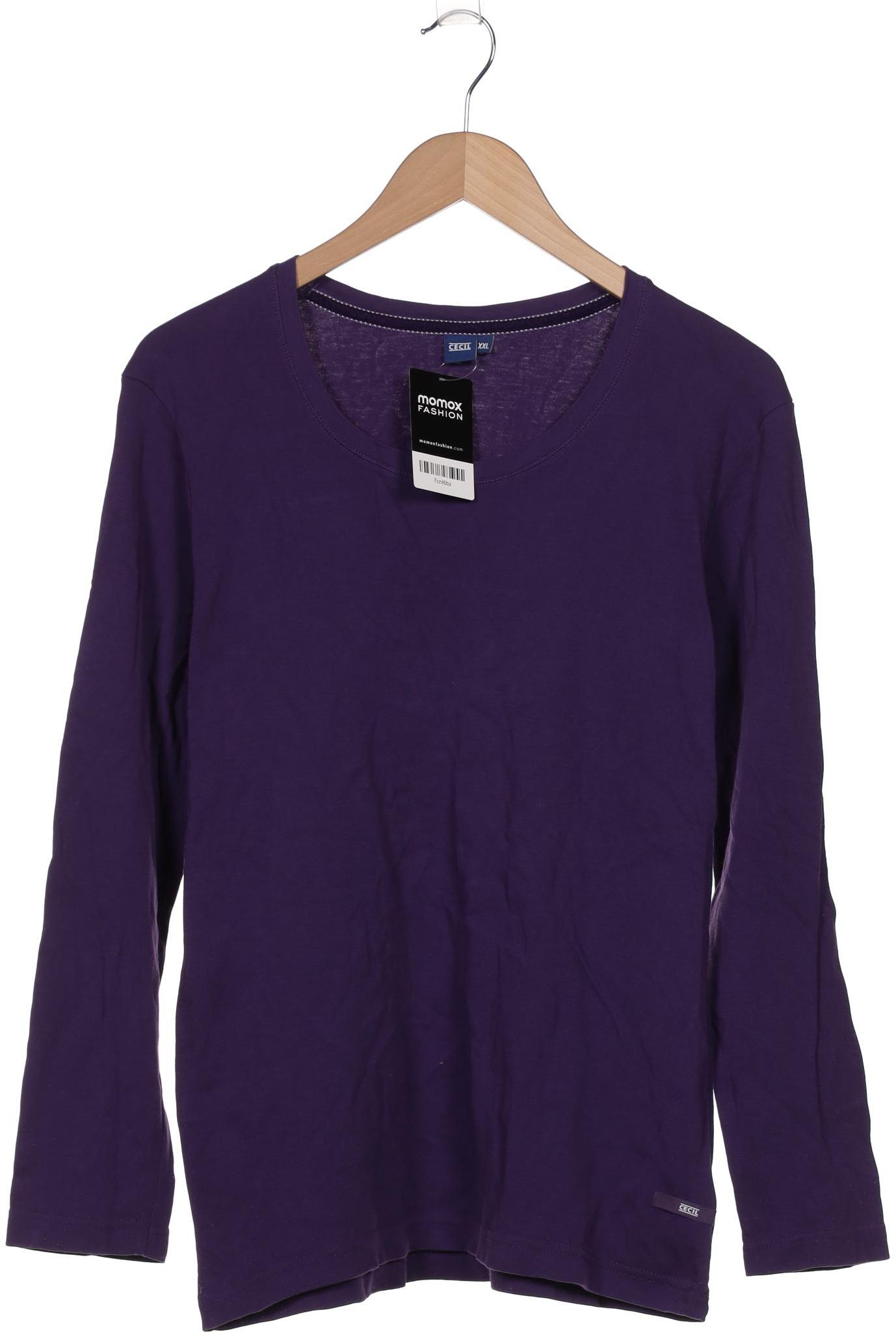 

Cecil Damen Langarmshirt, flieder, Gr. 46