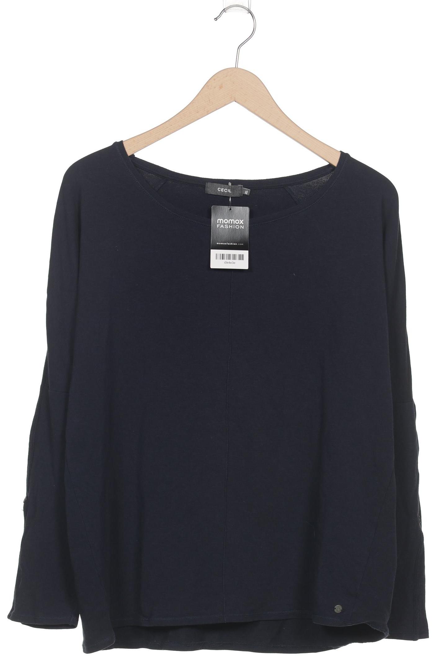 

Cecil Damen Langarmshirt, marineblau, Gr. 44