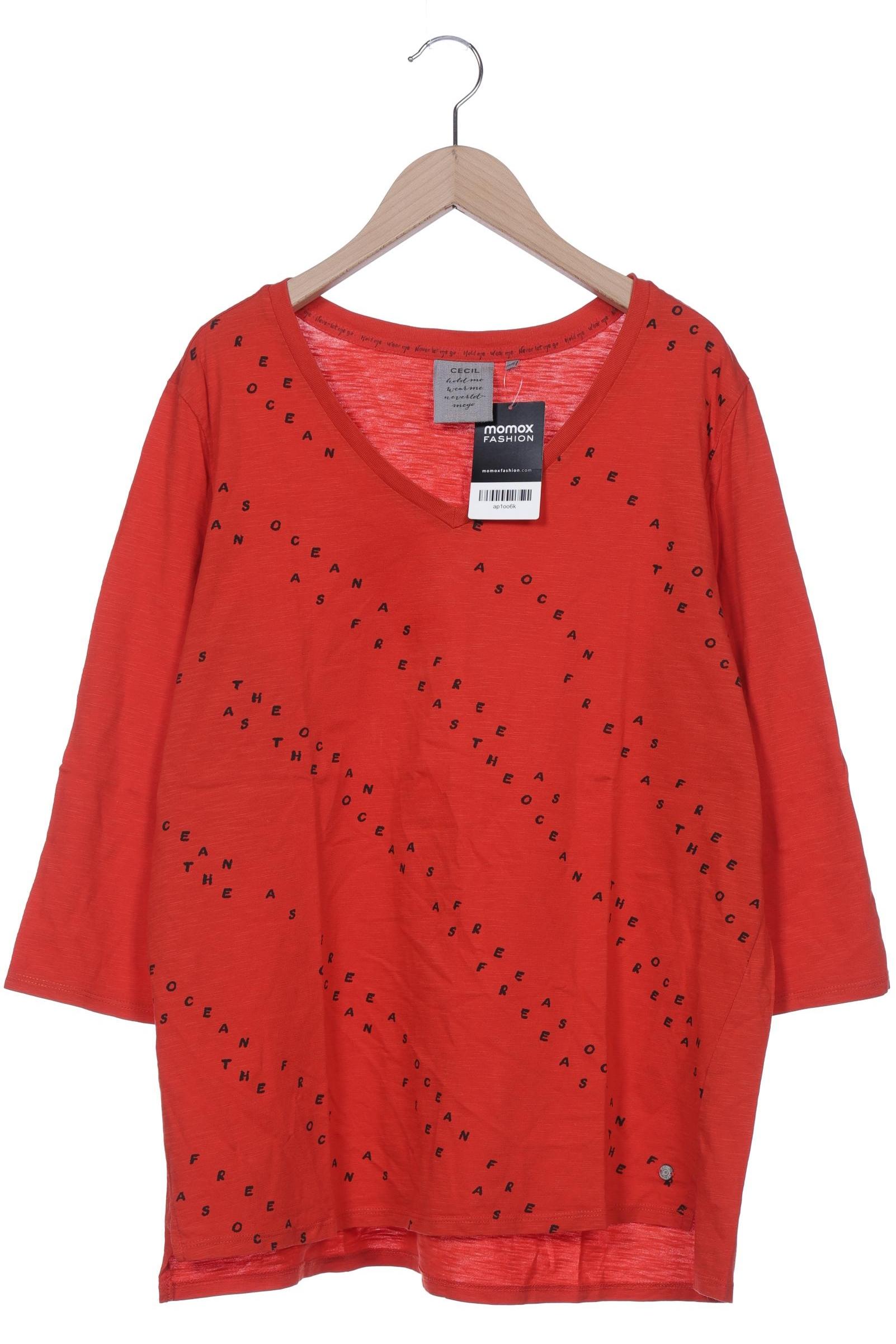 

Cecil Damen Langarmshirt, rot, Gr. 44