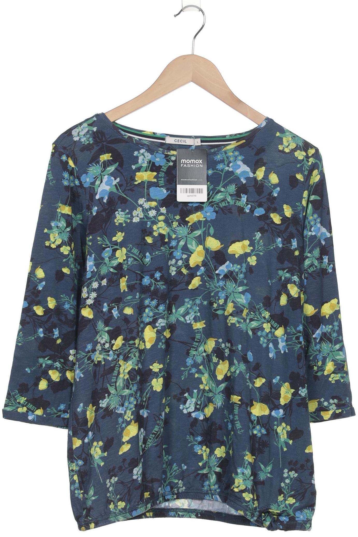 

Cecil Damen Langarmshirt, marineblau, Gr. 42