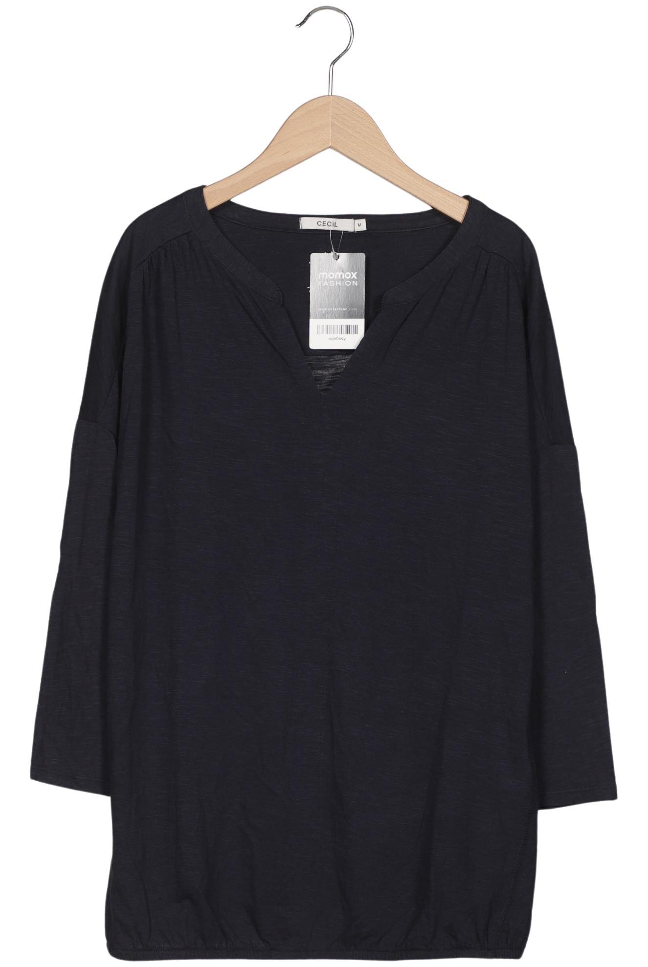 

Cecil Damen Langarmshirt, marineblau, Gr. 38
