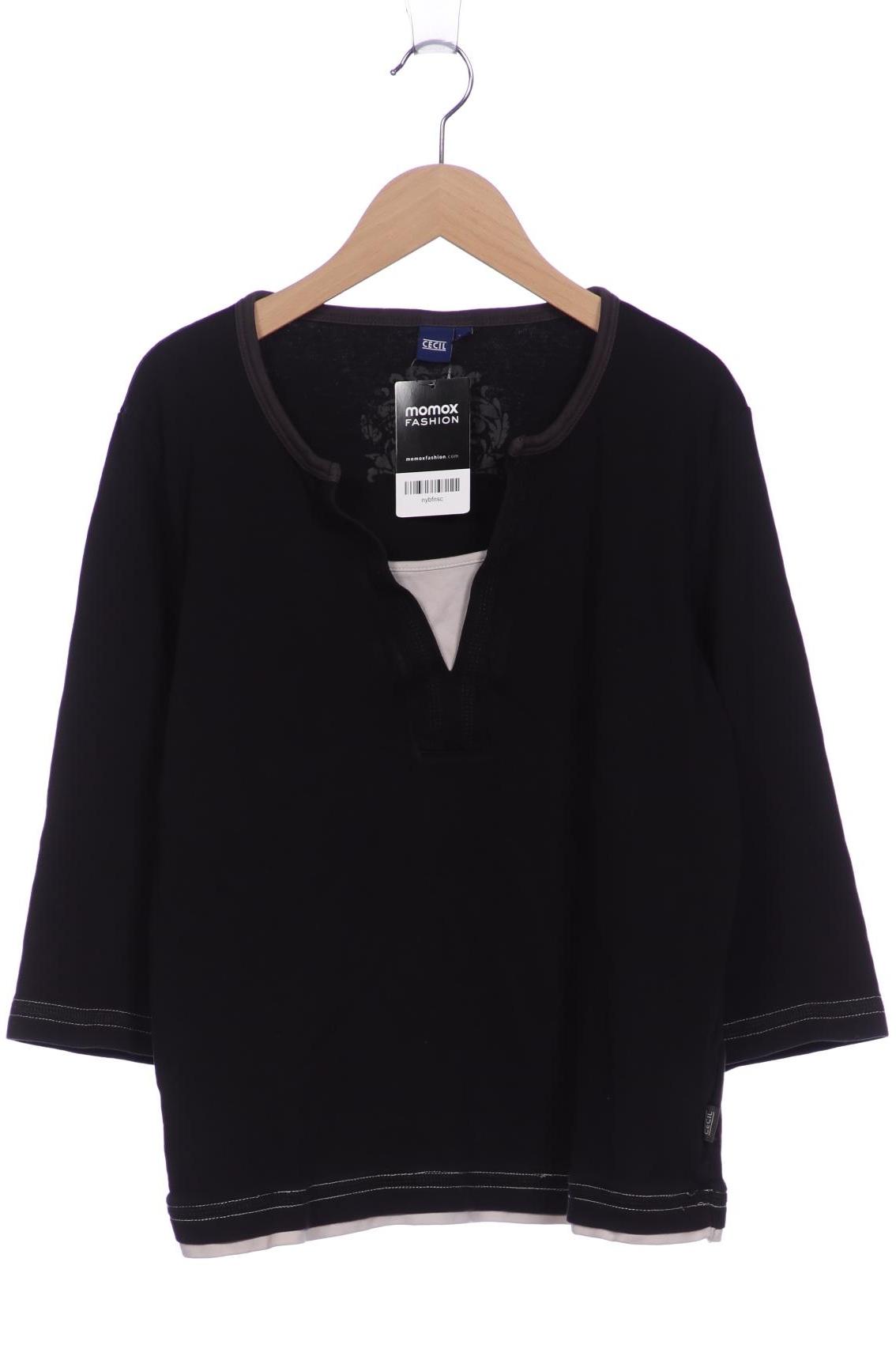 Thumbnail - Cecil Damen Langarmshirt, schwarz, Gr. 44
