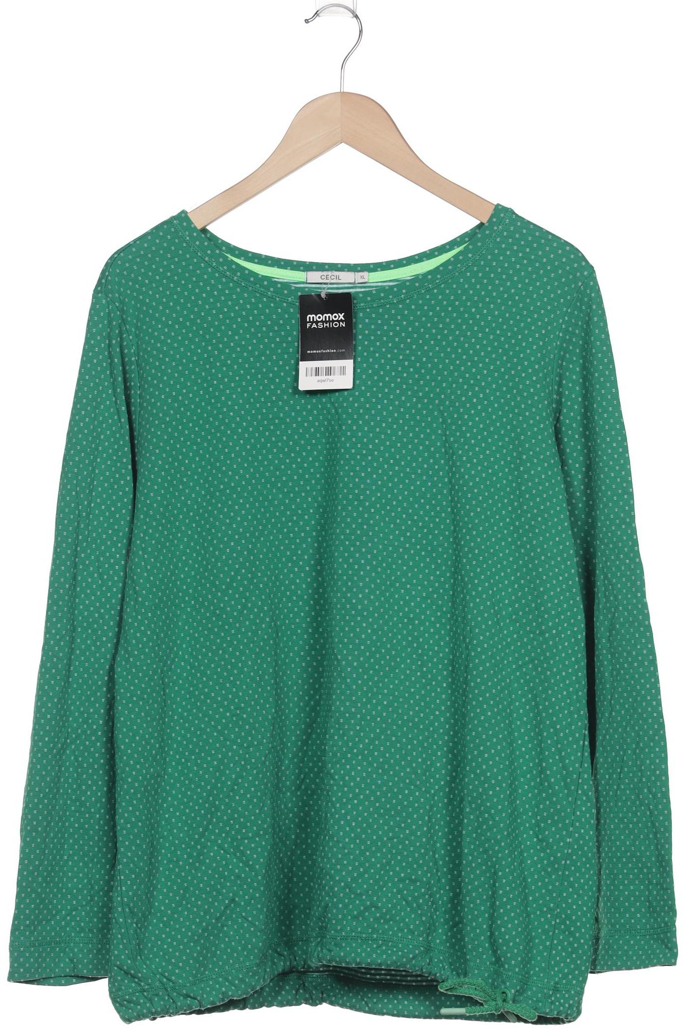 

Cecil Damen Langarmshirt, grün, Gr. 44