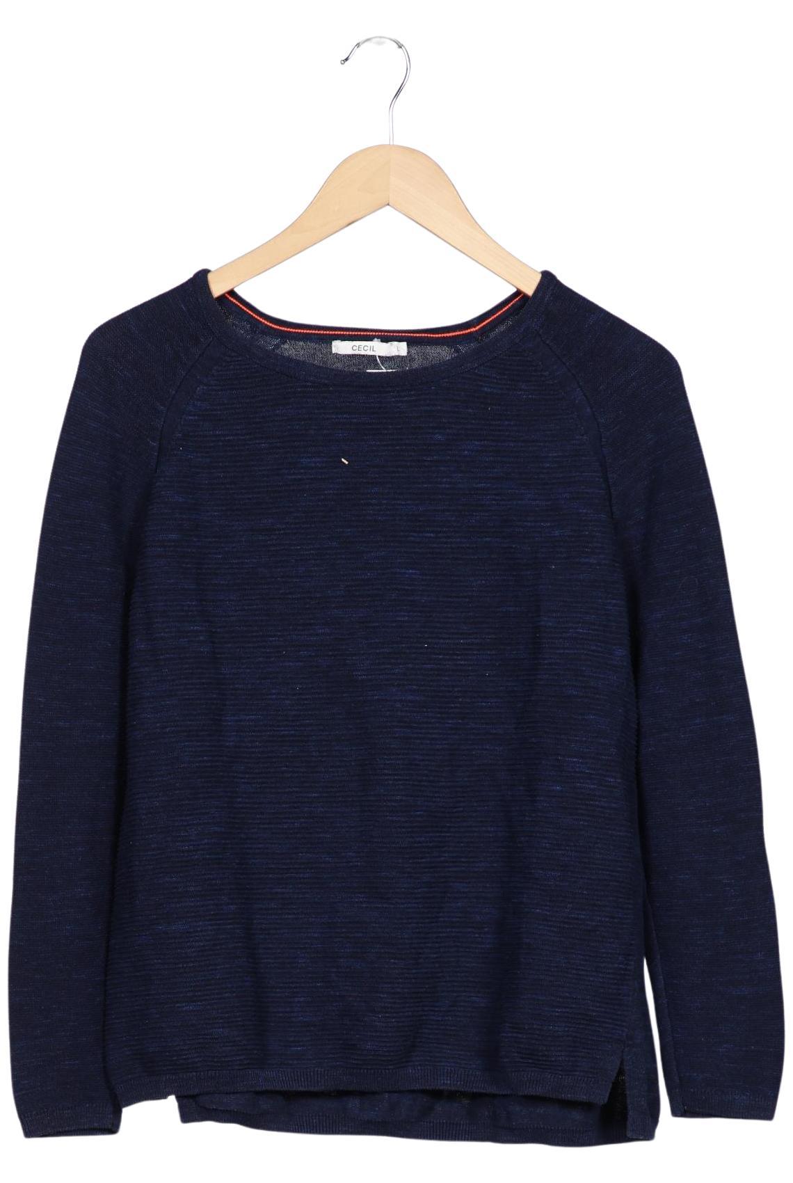 

Cecil Damen Langarmshirt, marineblau, Gr. 42