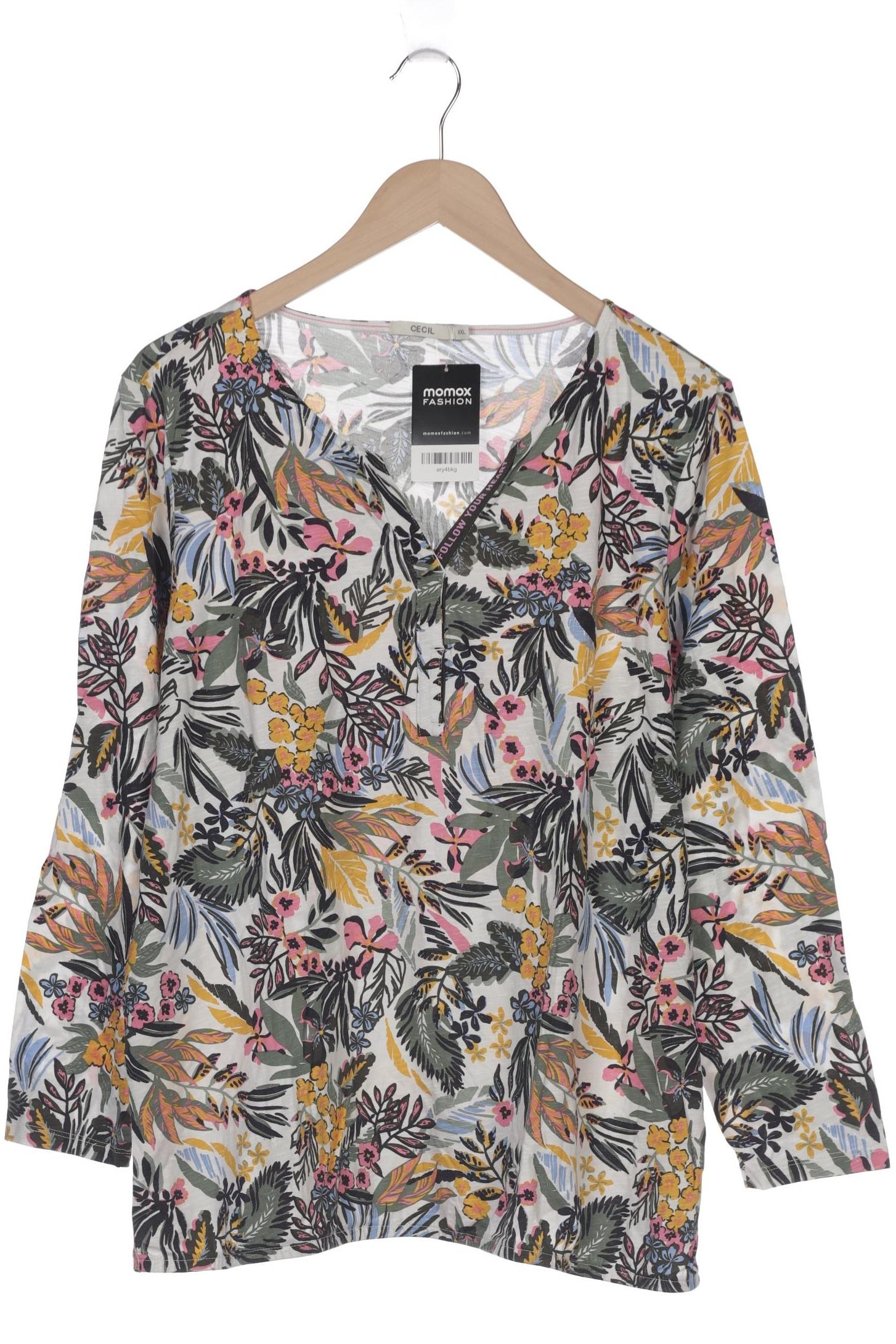 

Cecil Damen Langarmshirt, weiß, Gr. 46