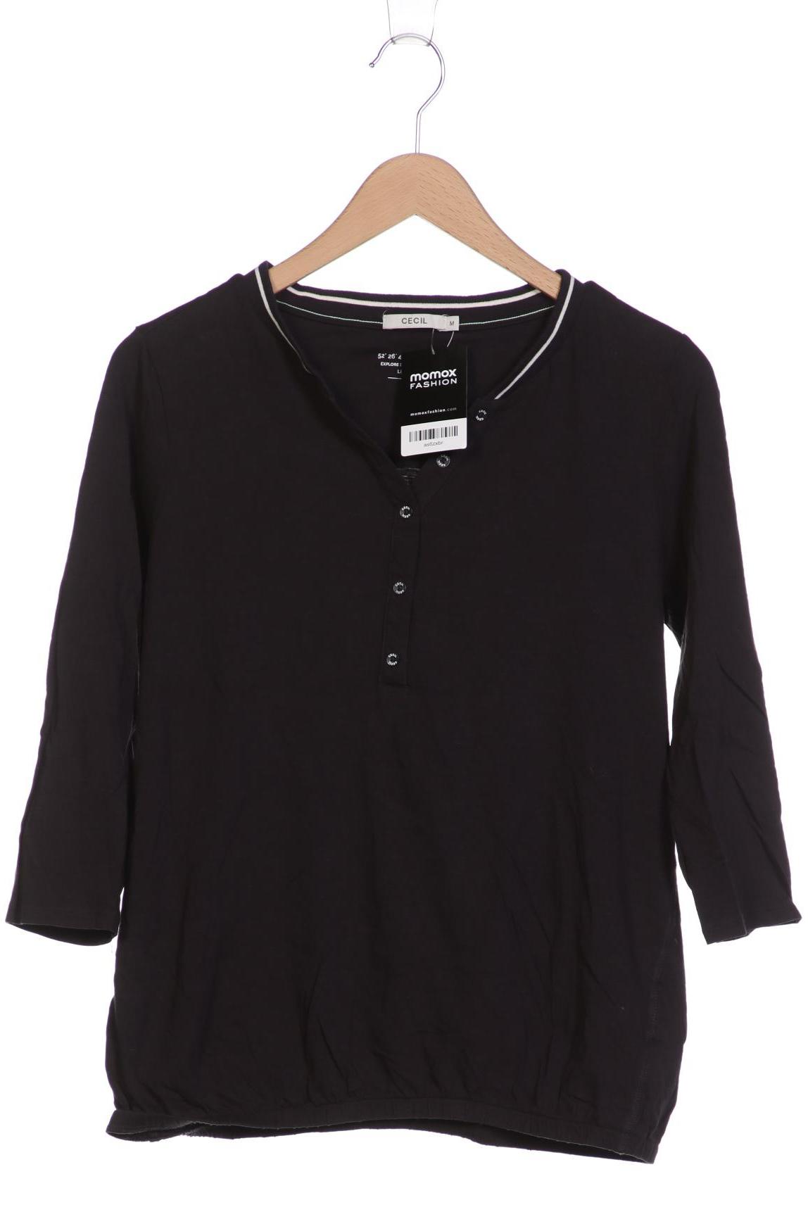 

CECIL Damen Langarmshirt, schwarz