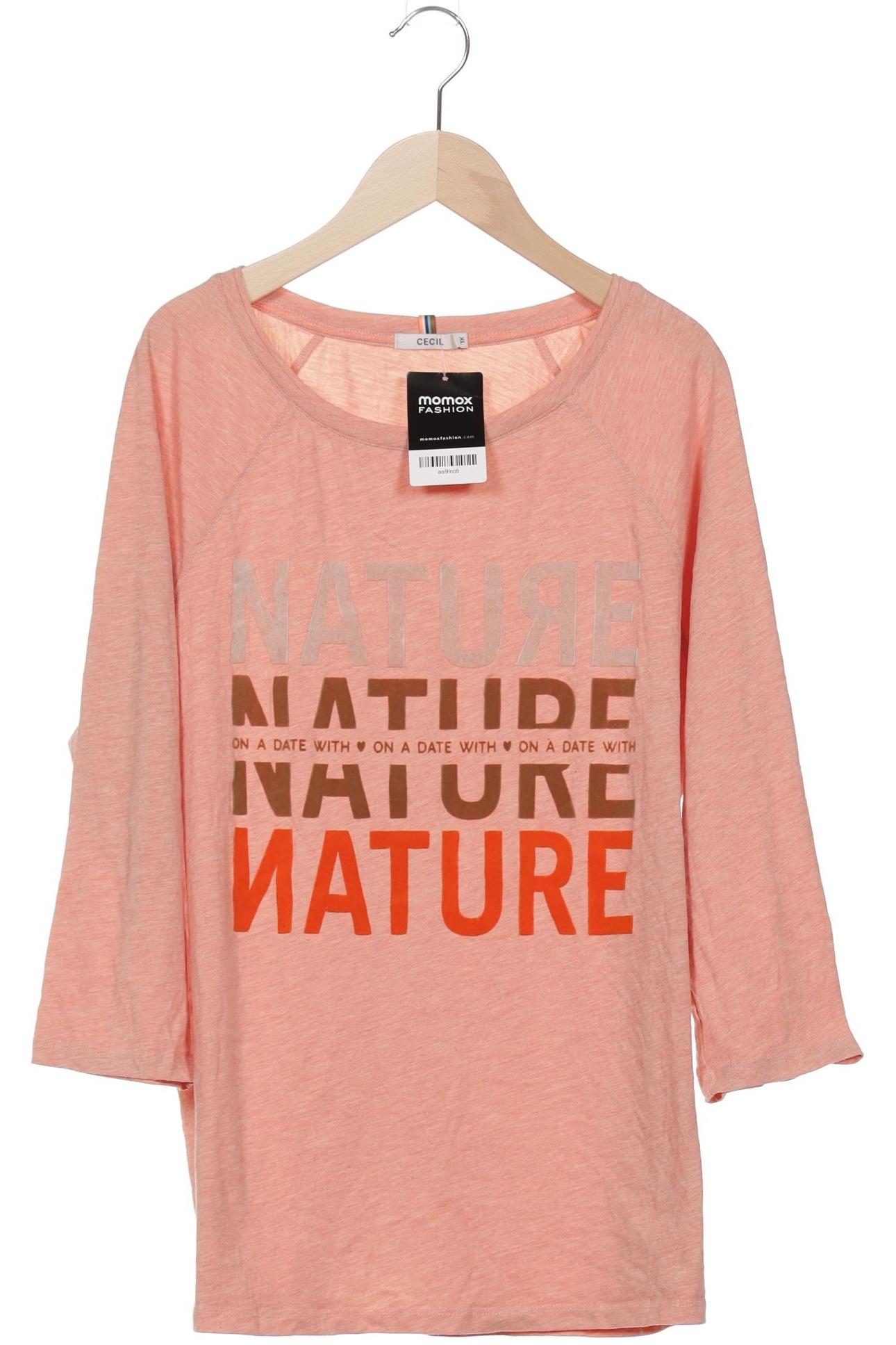 

Cecil Damen Langarmshirt, orange, Gr. 44