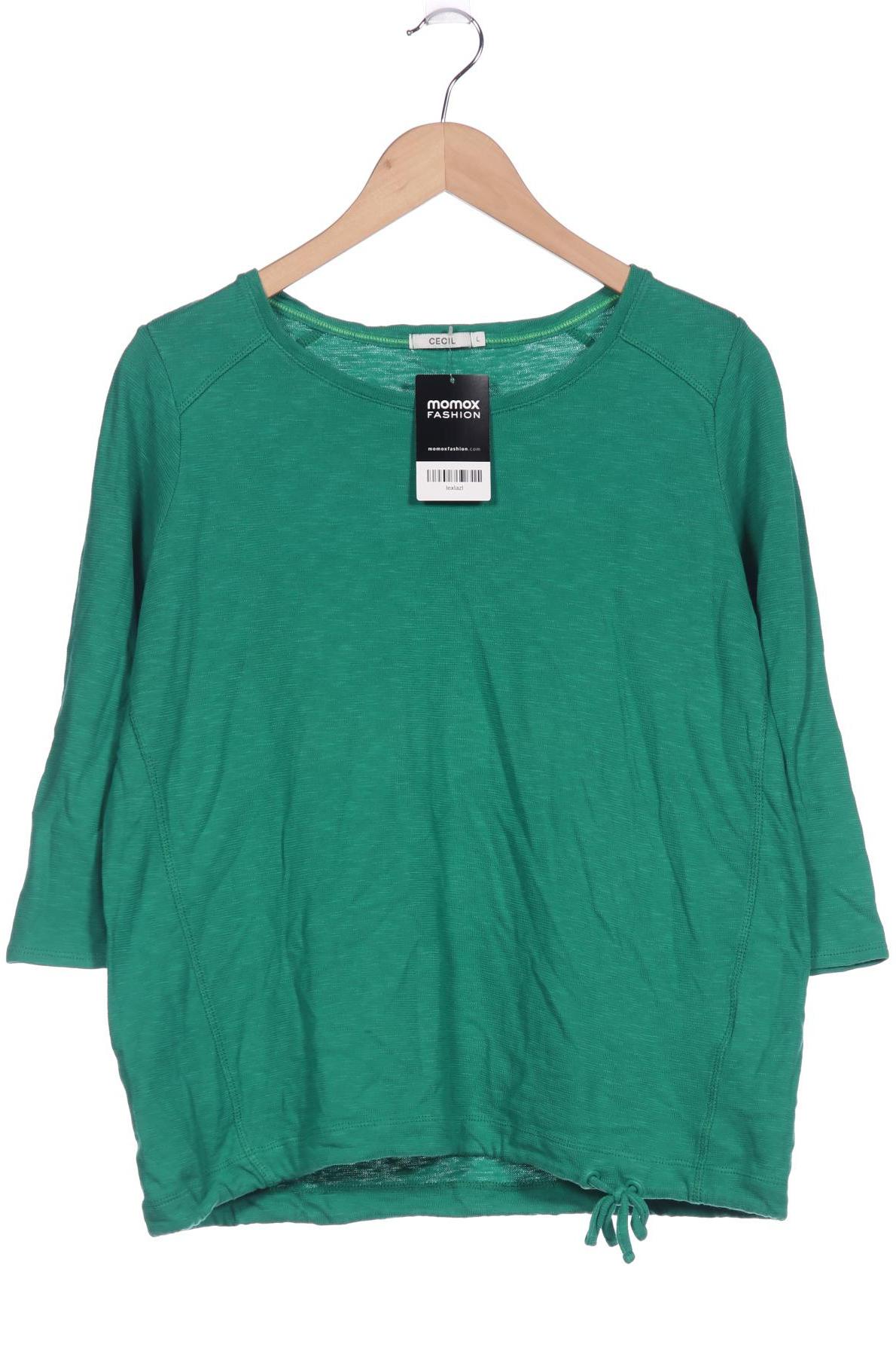 

Cecil Damen Langarmshirt, grün, Gr. 42