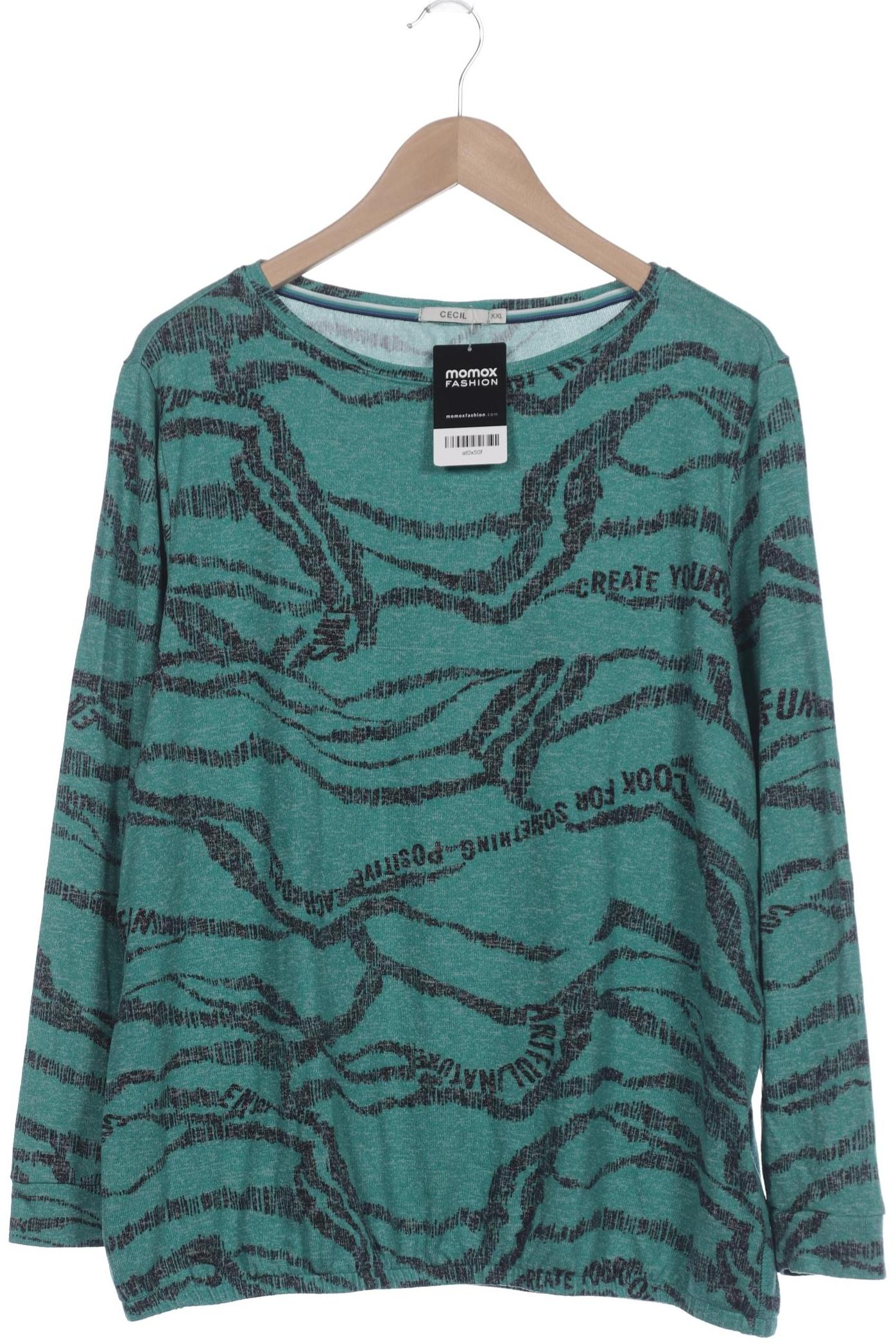 

Cecil Damen Langarmshirt, grün, Gr. 46