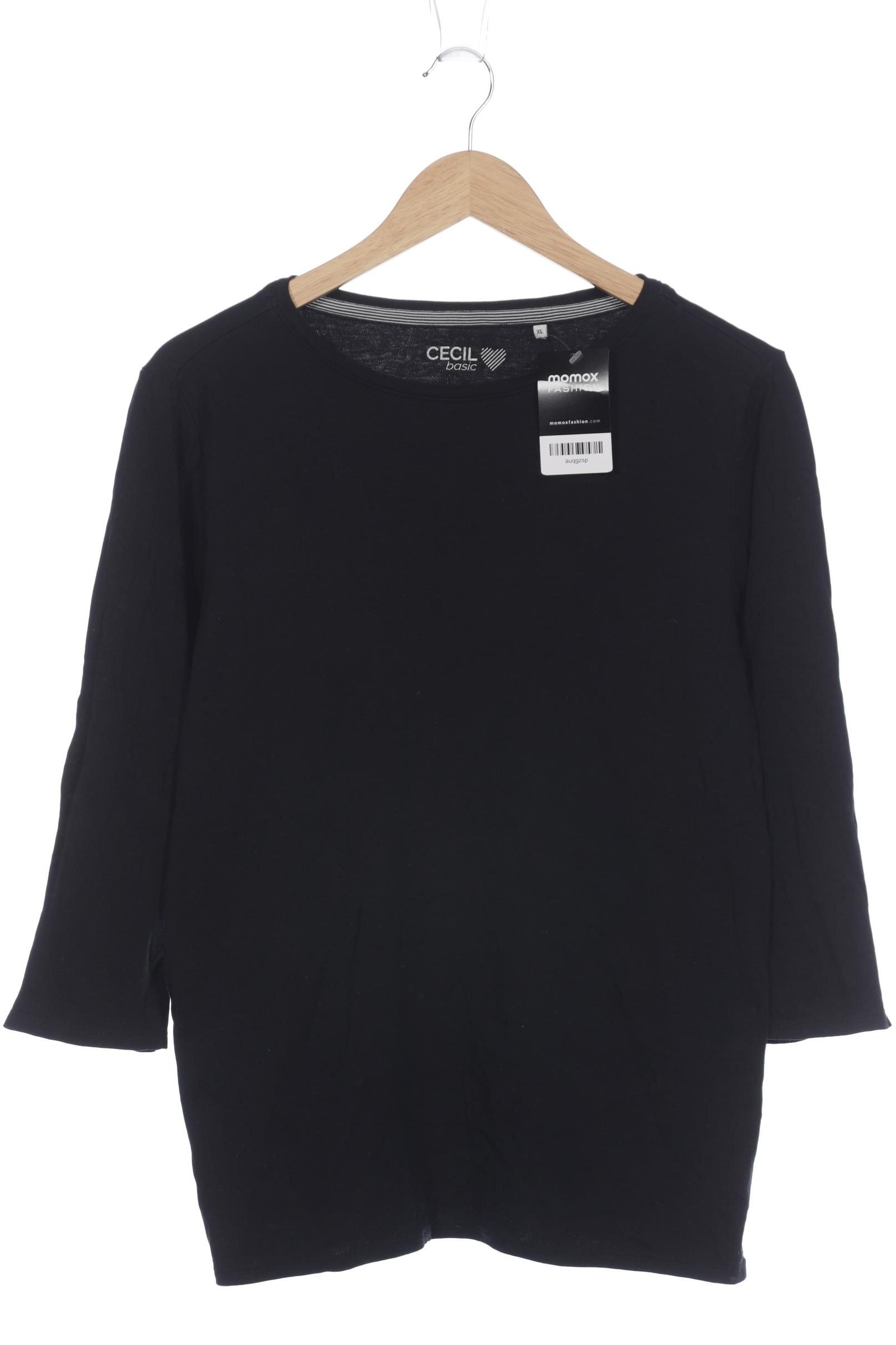 

Cecil Damen Langarmshirt, schwarz, Gr. 44
