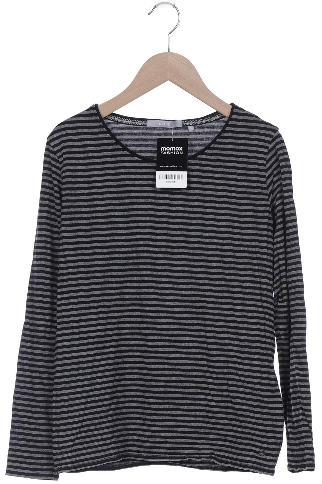 

Cecil Damen Langarmshirt, grau, Gr. 36
