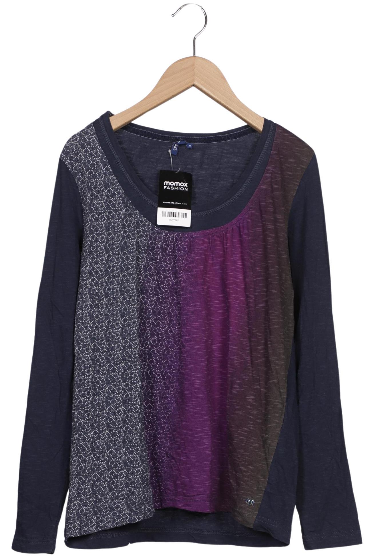 

Cecil Damen Langarmshirt, marineblau, Gr. 38