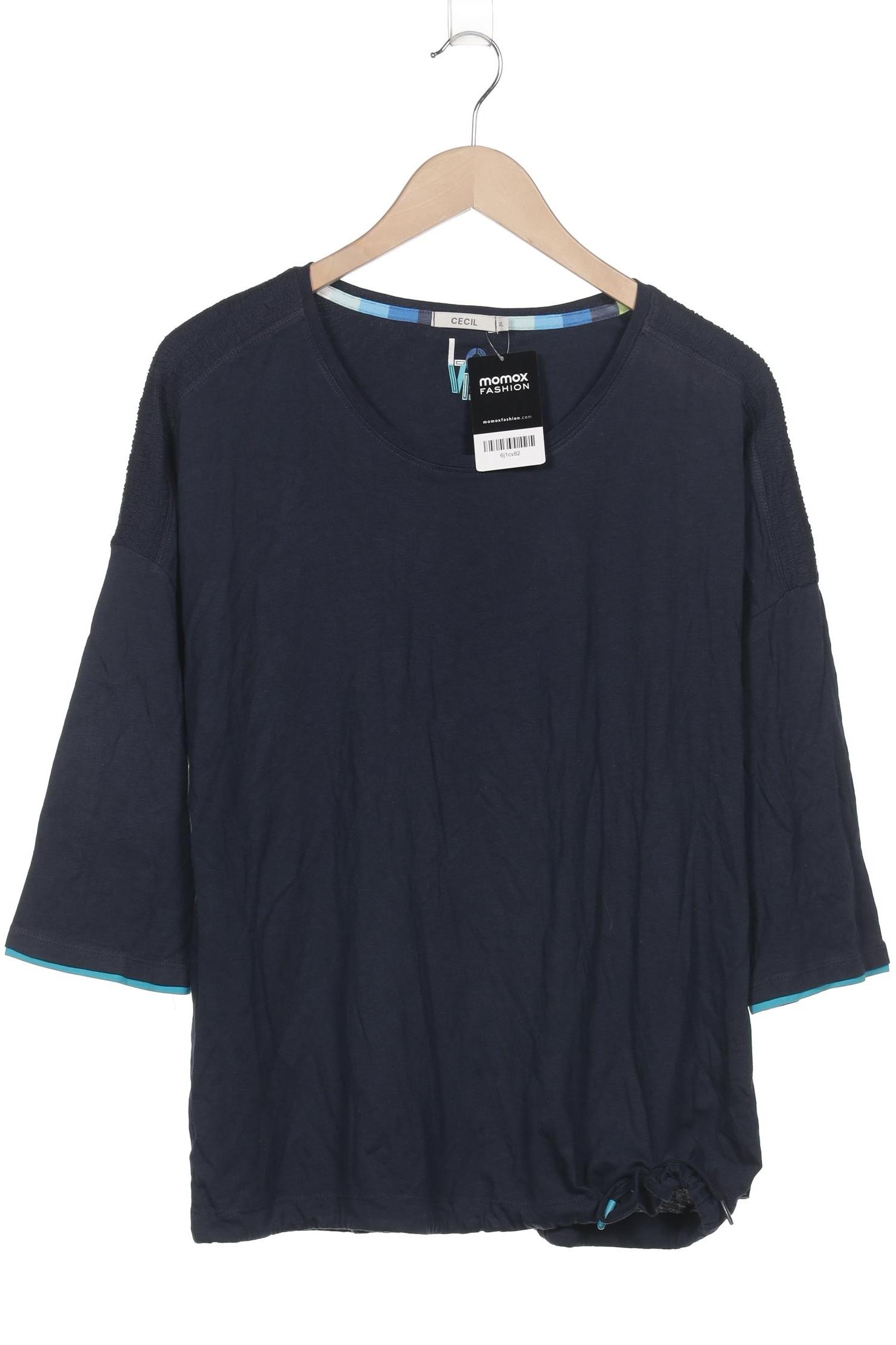 

Cecil Damen Langarmshirt, marineblau, Gr. 44