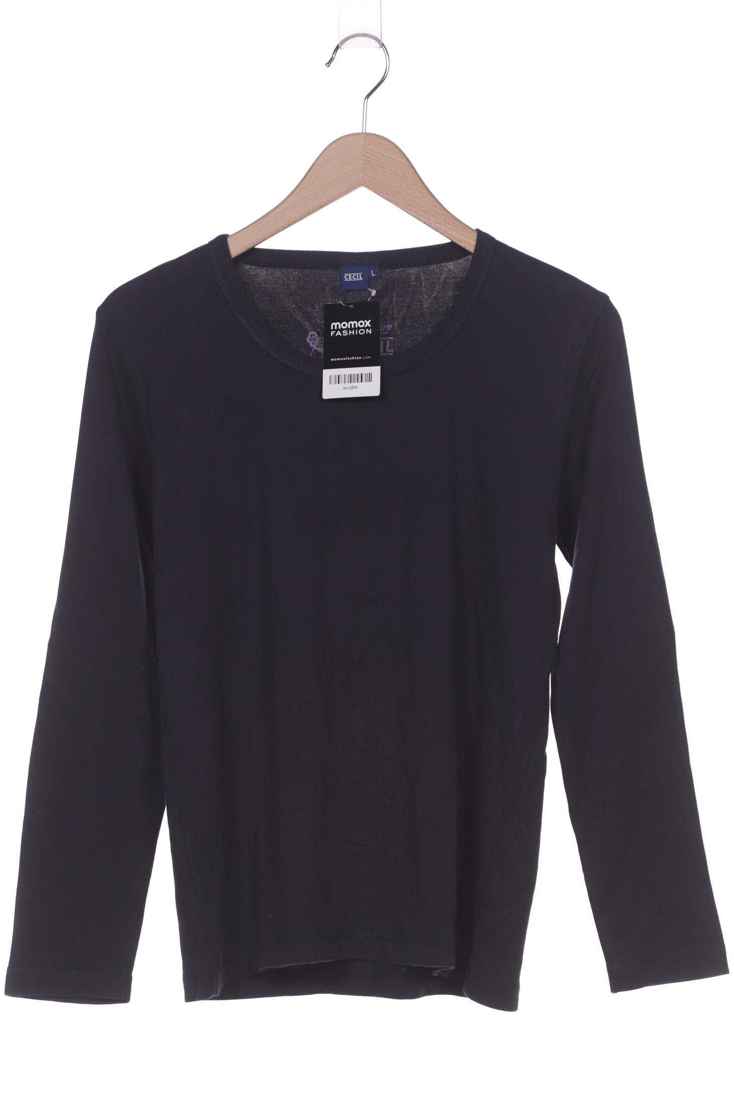 

Cecil Damen Langarmshirt, marineblau, Gr. 42